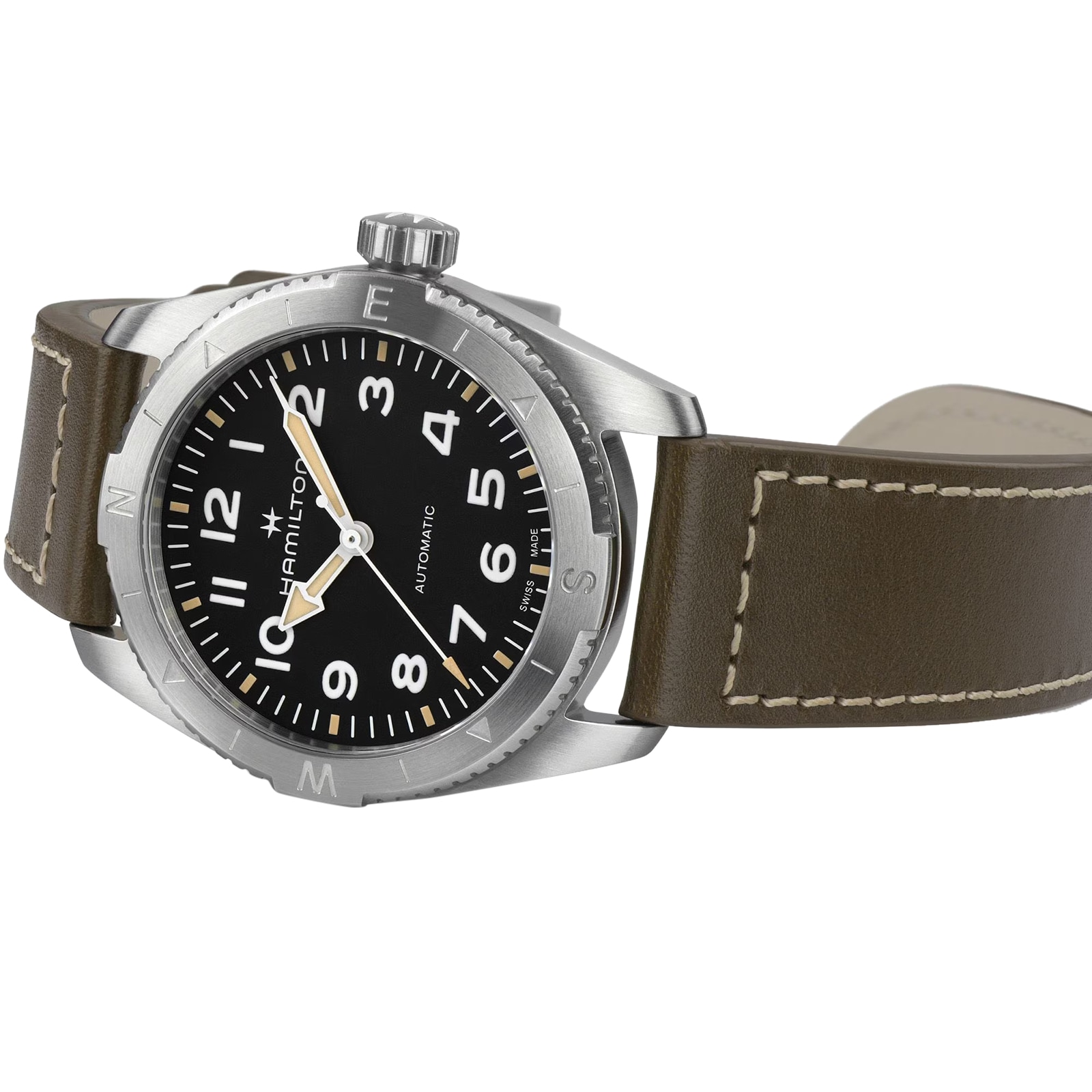 Hamilton Khaki Field Automatic Watch - 37mm Black Dial - Stainless Steel - Image 3