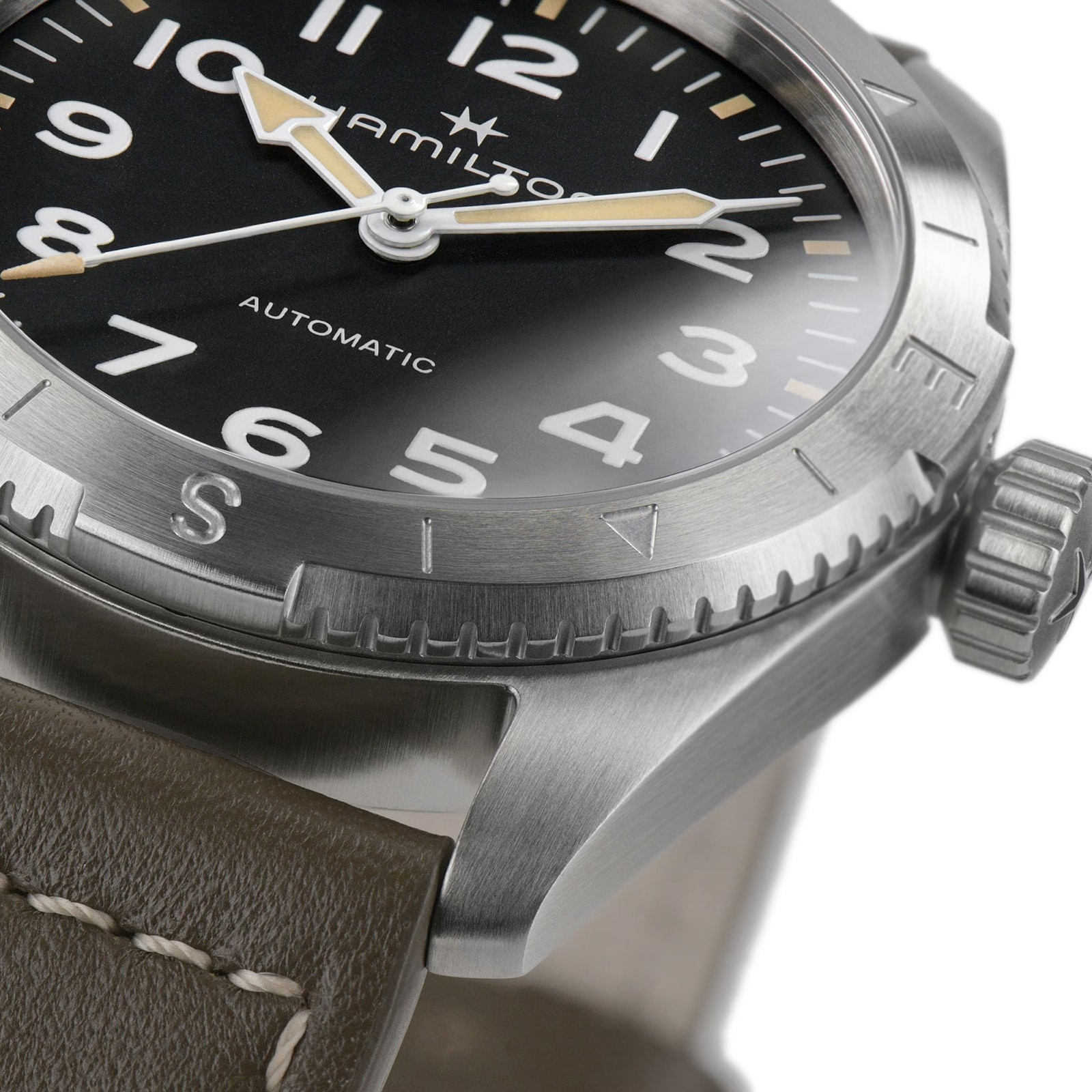 Hamilton Khaki Field Automatic Watch - 37mm Black Dial - Stainless Steel - Image 4