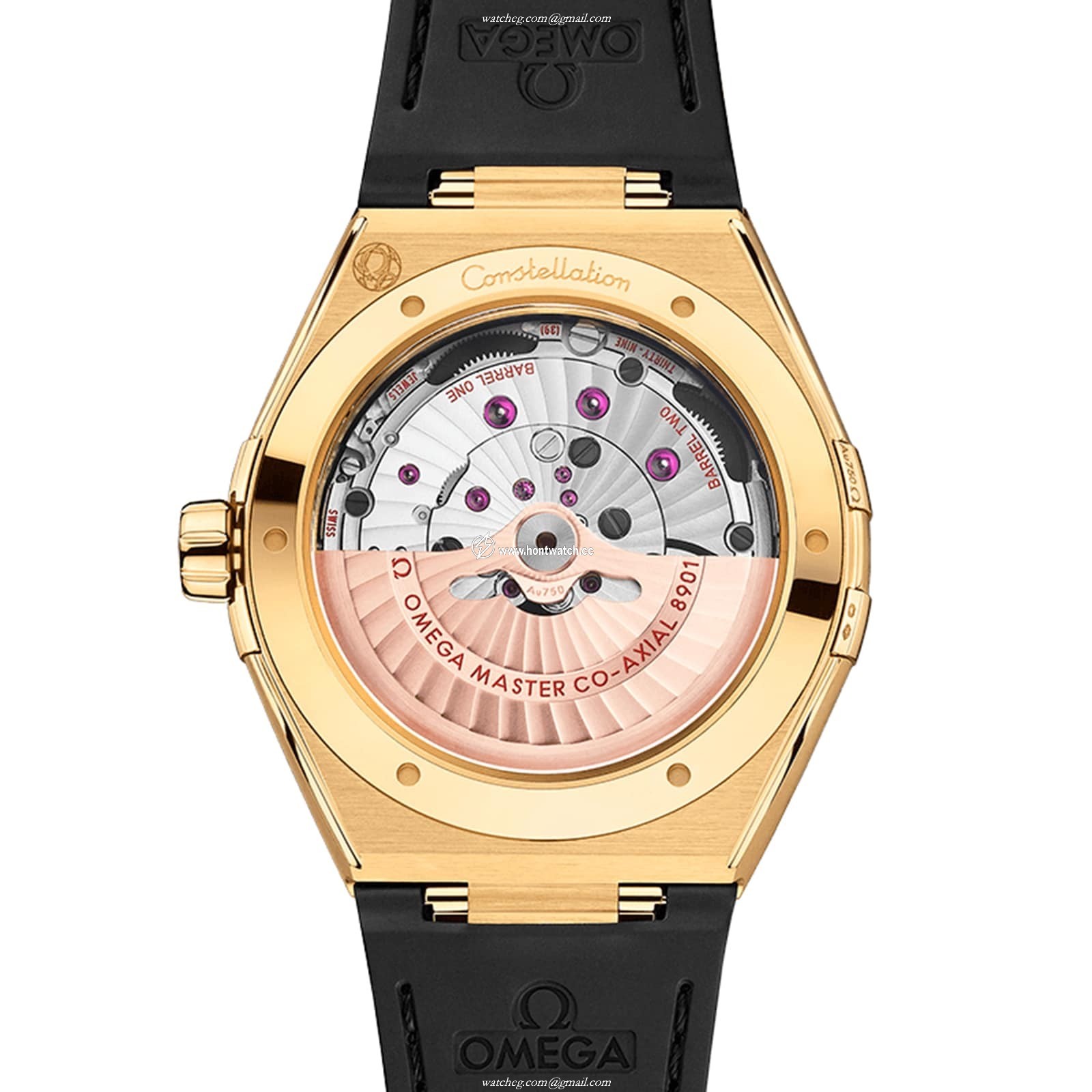Omega Constellation 41mm 18ct Gold Automatic Black Dial Watch | Replica - Image 2