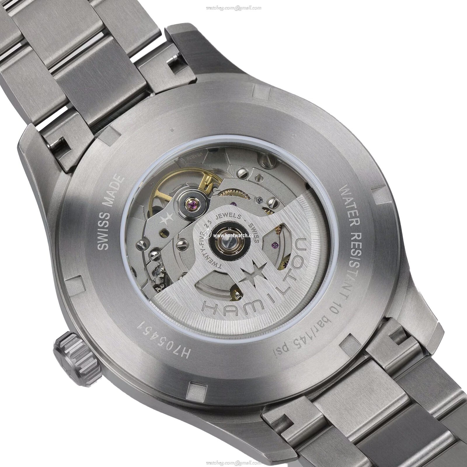 Hamilton Khaki Field Titanium Automatic Blue Watch - 42mm | H70545140 - Image 2