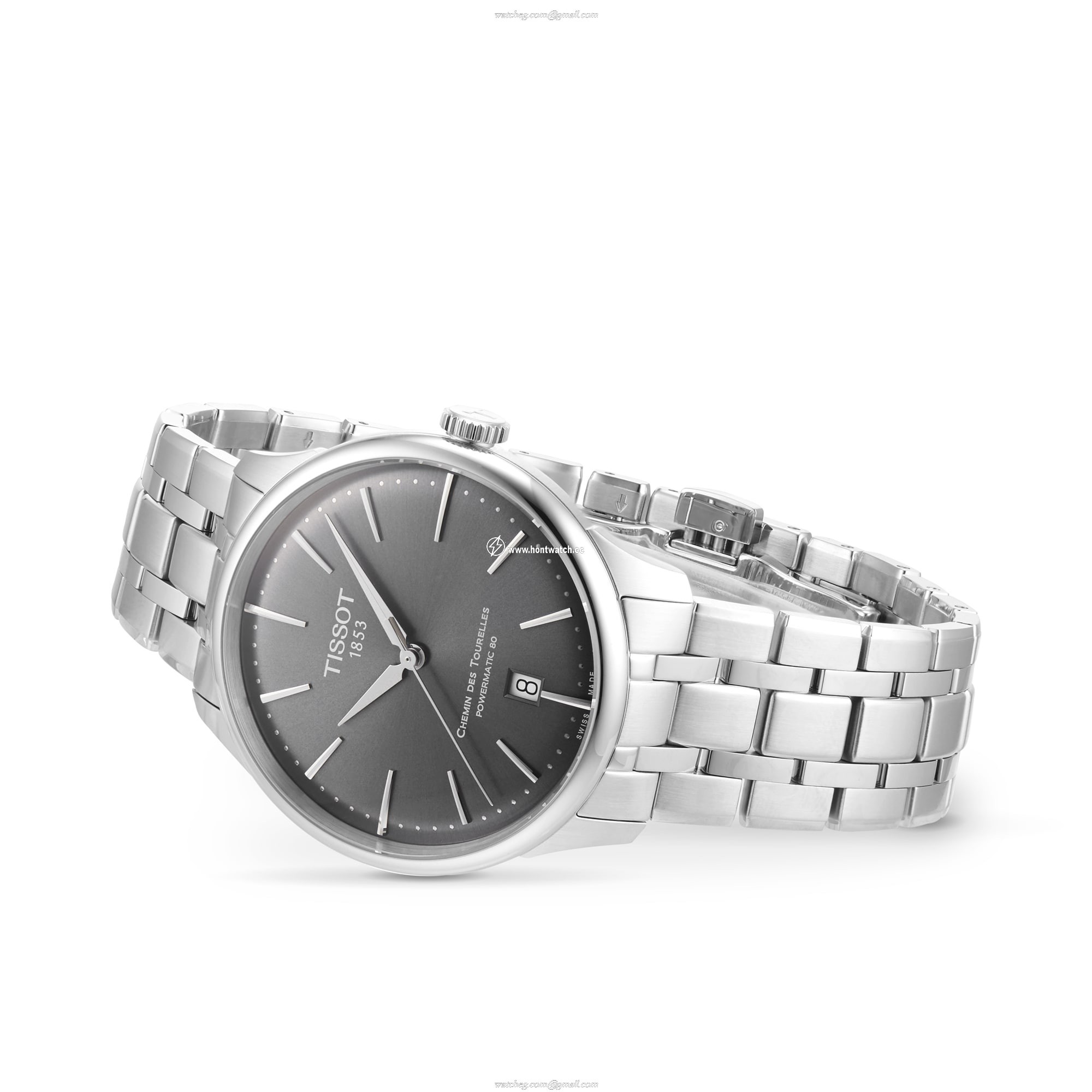 Tissot T-Classic Automatic Black Watch - 39mm Stainless Steel | Powermatic 80 - Image 2