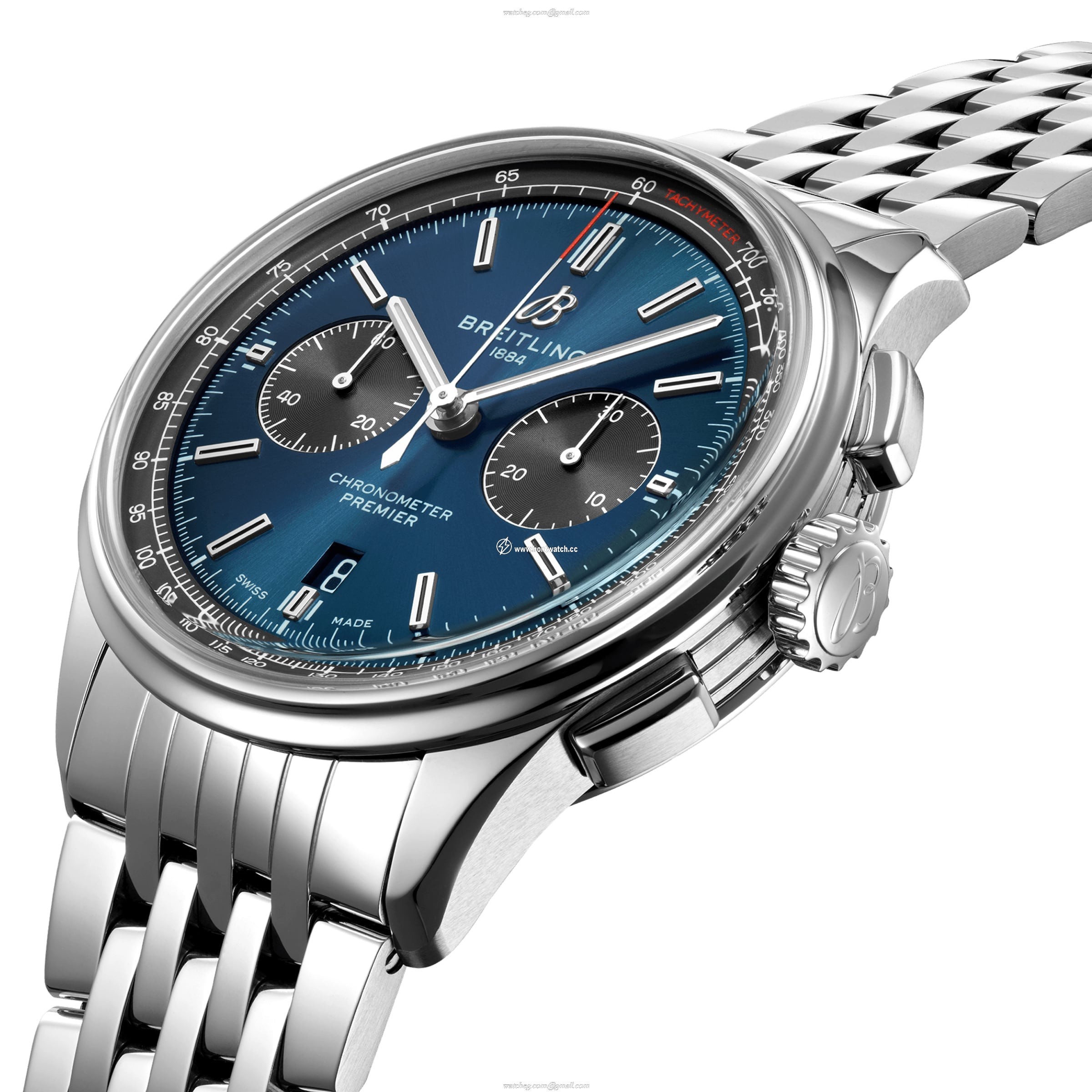 Breitling Premier AB0118A61C1A1 | 42mm Blue Automatic Watch - Stainless Steel - Image 2