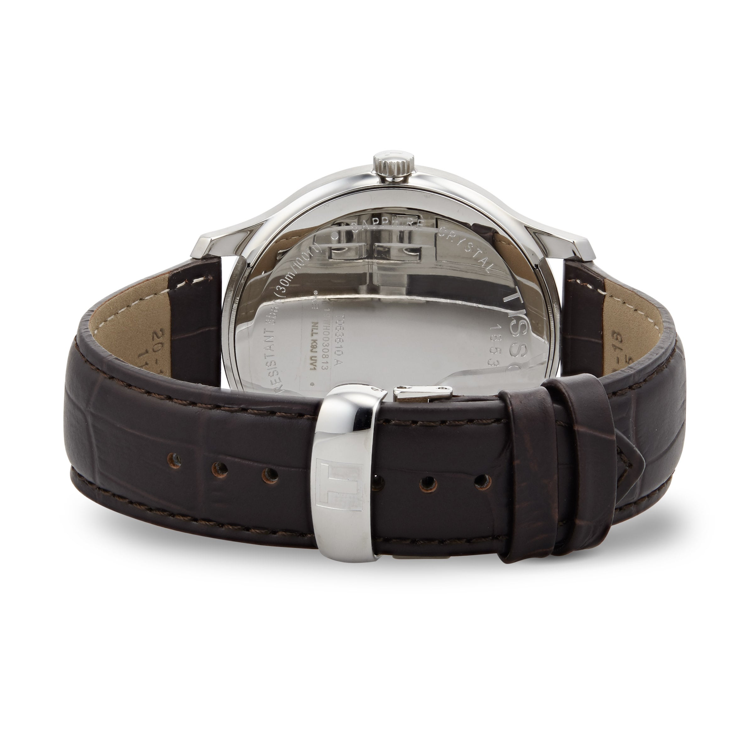 Tissot T-Classic Stainless Steel Quartz Watch - White Dial 42mm - Image 3