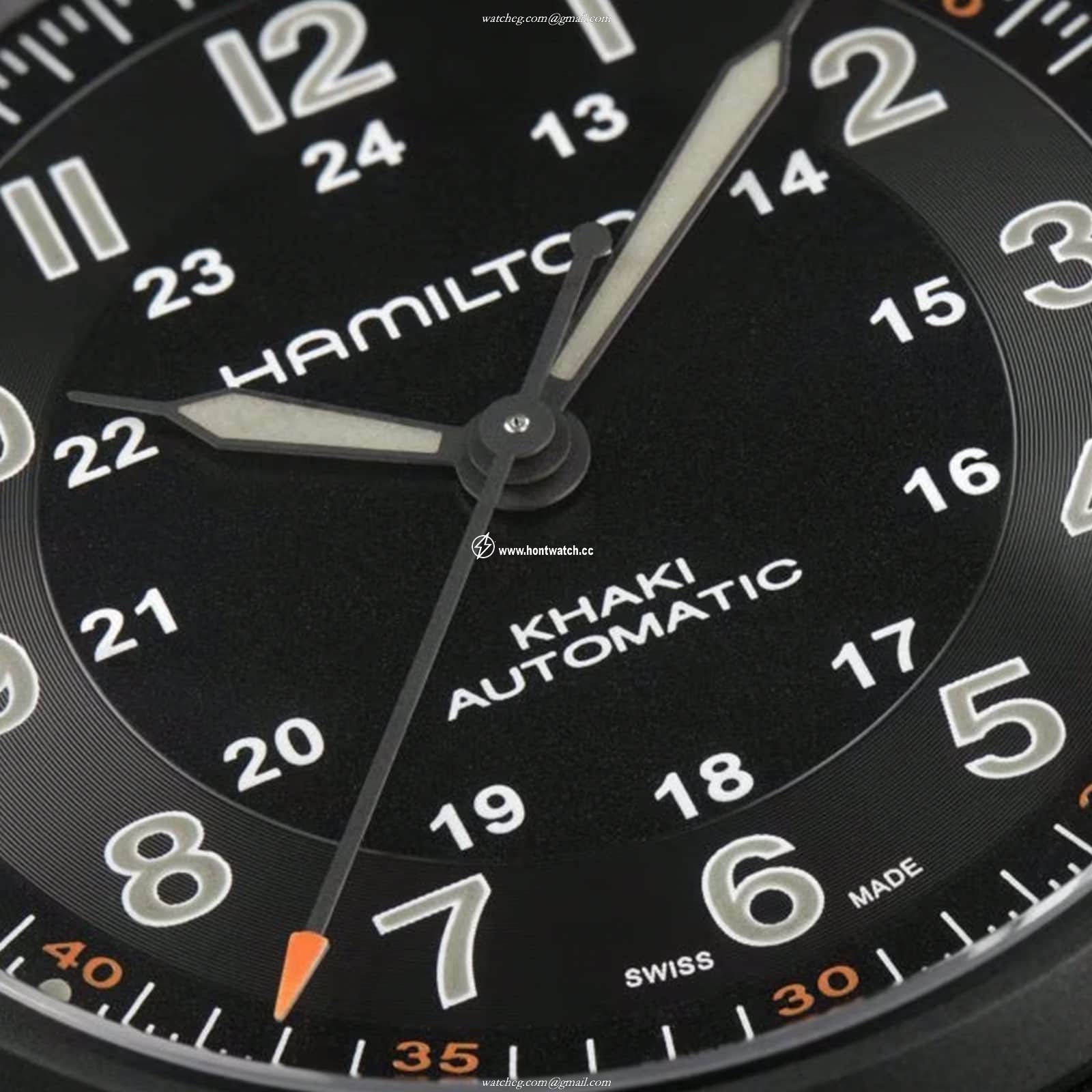 Hamilton Khaki Field Titanium Automatic - 42mm Black PVD Watch | H70665130 - Image 2