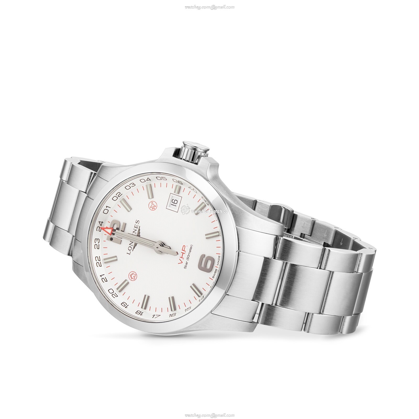 Longines Conquest L37284766 | 43mm Stainless Steel | Quartz Silver Watch - Image 2