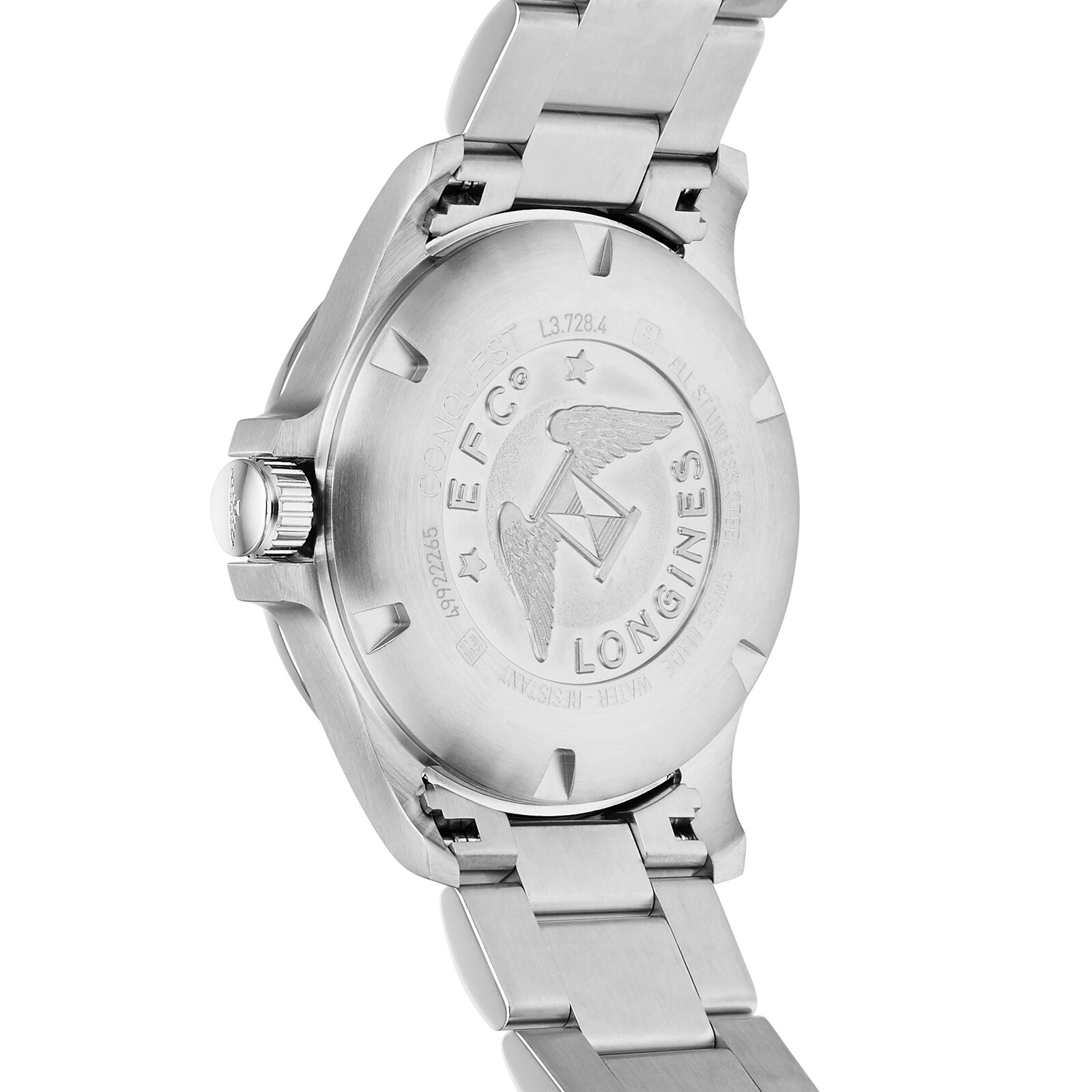 Longines Conquest L37284766 | 43mm Stainless Steel | Quartz Silver Watch - Image 4
