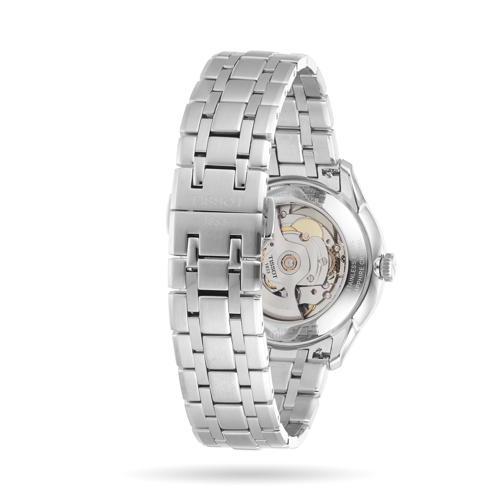 Tissot T-Classic Automatic Silver Watch - 39mm Stainless Steel - Image 3