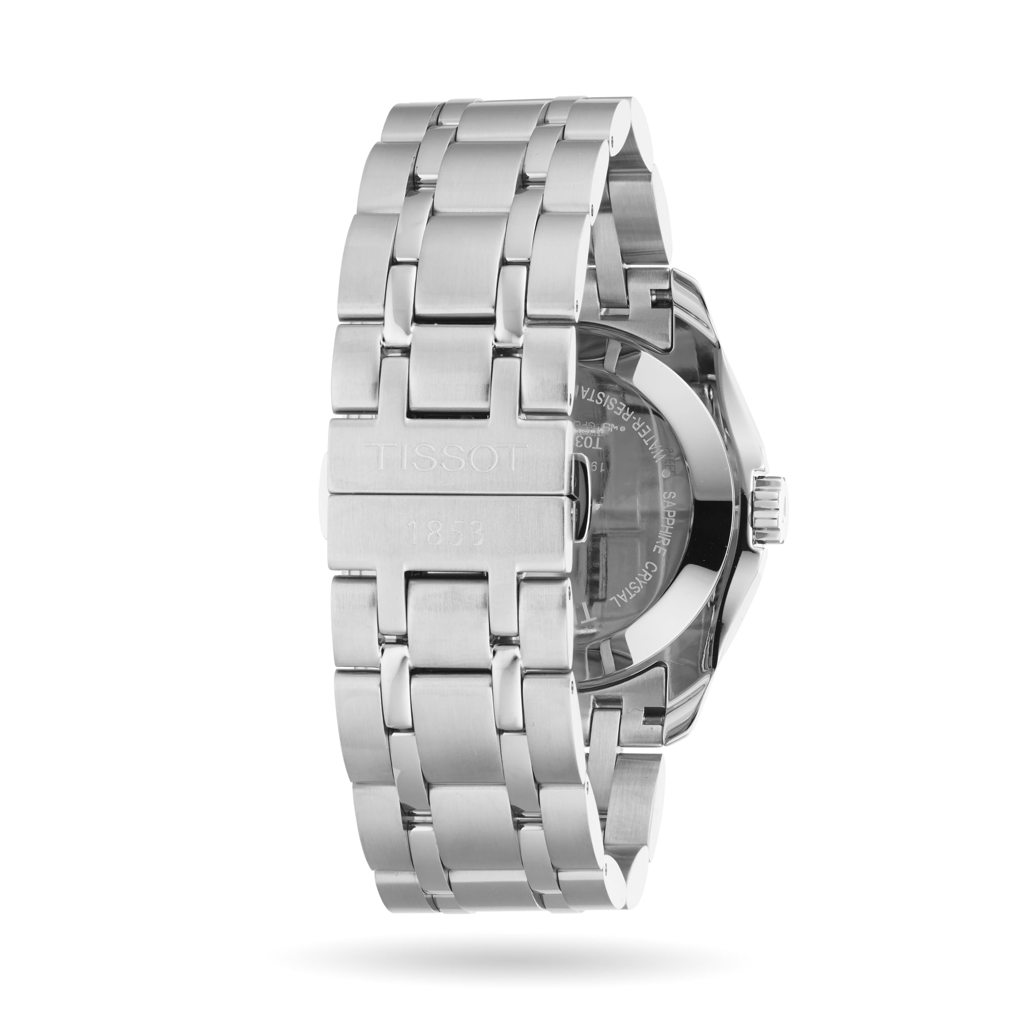 Tissot T-Classic Quartz Watch - Black Dial, Stainless Steel, 39mm - Image 3