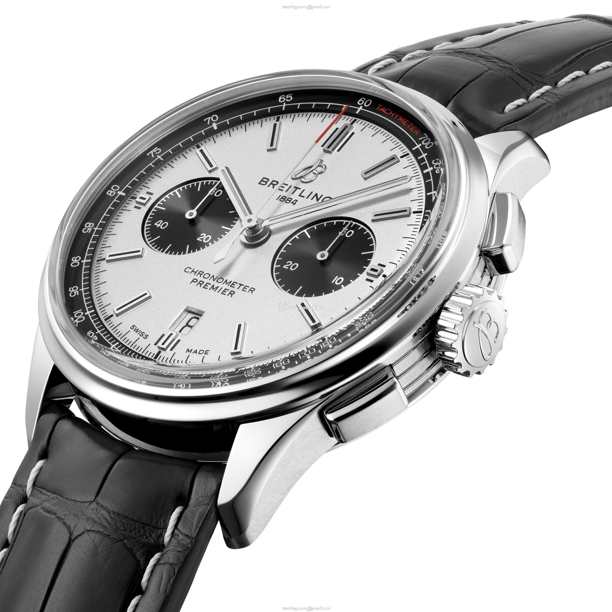 Breitling Premier AB0118221G1P1 | 42mm Stainless Steel Automatic Black Watch - Image 2