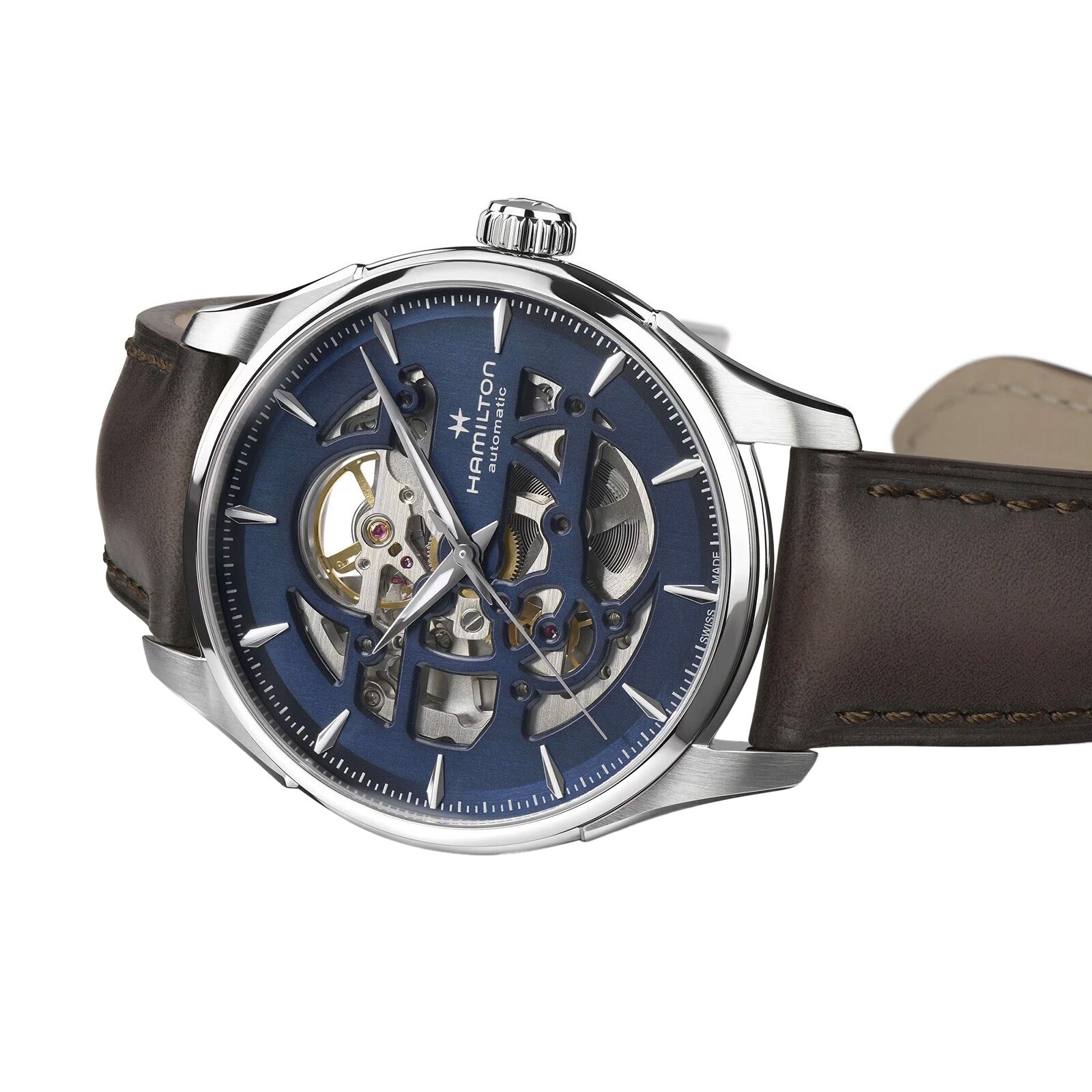 Hamilton Jazzmaster H42535541 Automatic Blue Dial - 40mm Stainless Steel - Image 4