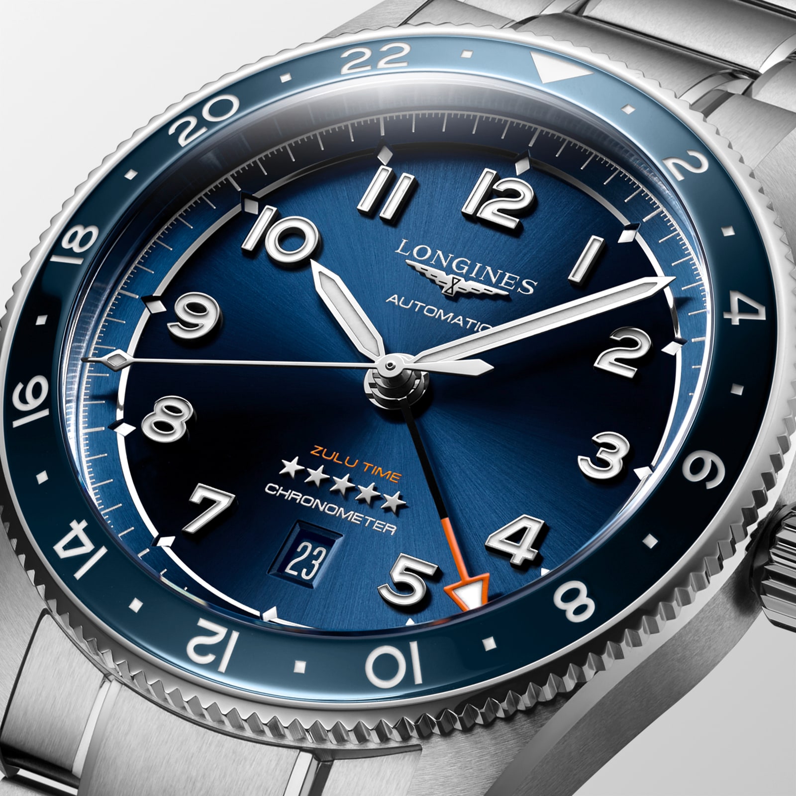 Longines Spirit L38124936 | 42mm Automatic Blue Dial | Stainless Steel - Image 4