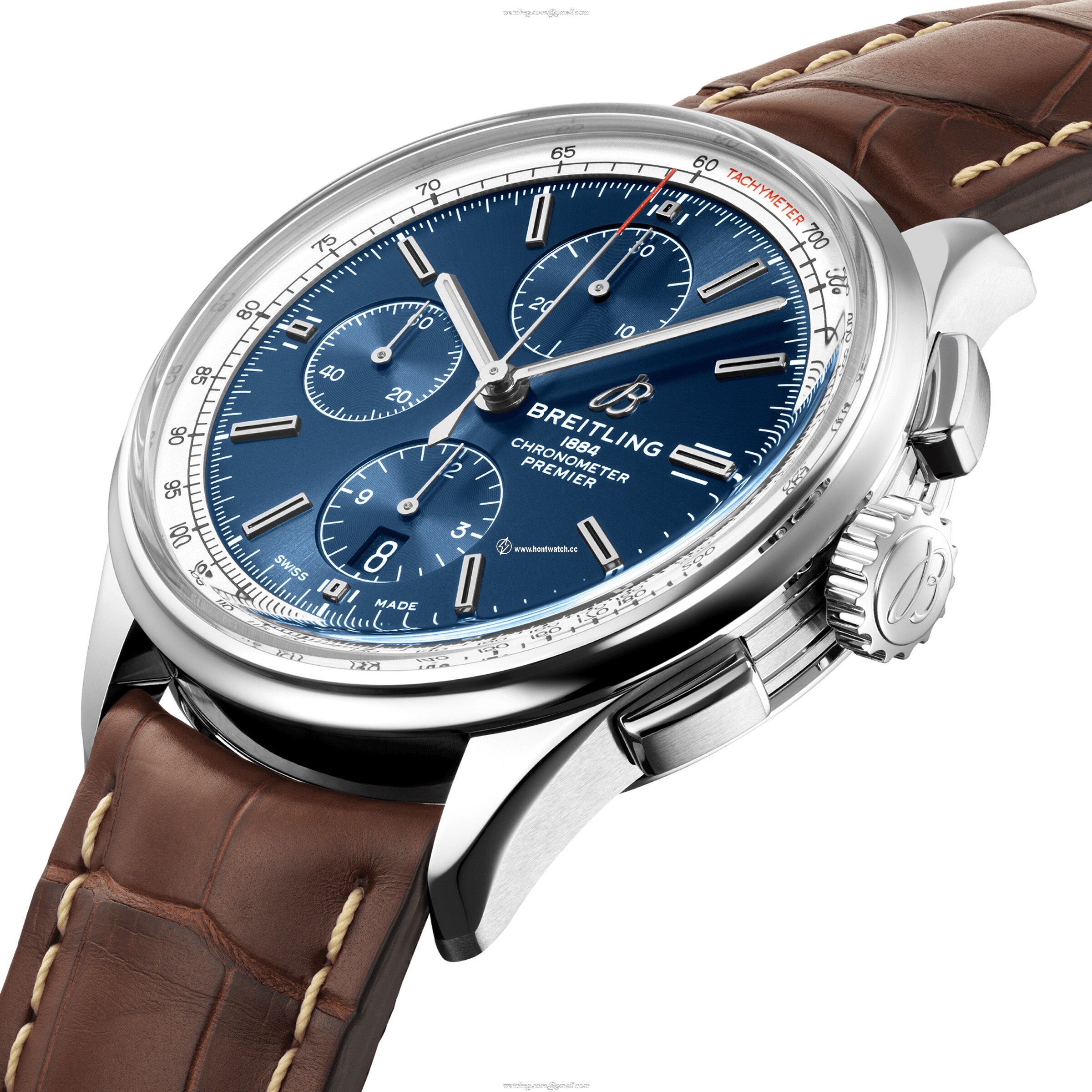 Breitling Premier A13315351C1P1 | 42mm Stainless Steel Automatic Blue Watch - Image 2