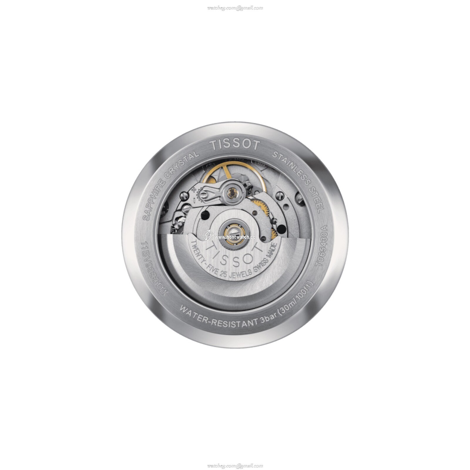 Tissot Auto III Automatic Watch - 39.5mm Stainless Steel White Dial - Image 2