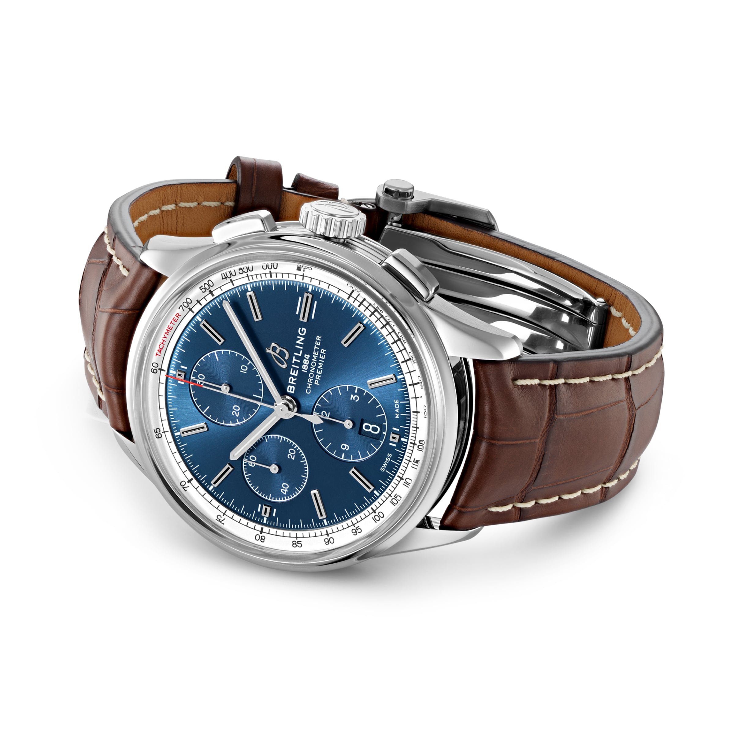 Breitling Premier A13315351C1P1 | 42mm Stainless Steel Automatic Blue Watch - Image 3