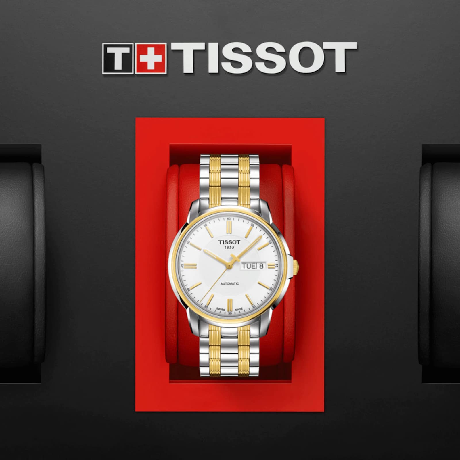 Tissot Auto III Automatic Watch - 39.5mm Stainless Steel White Dial - Image 4