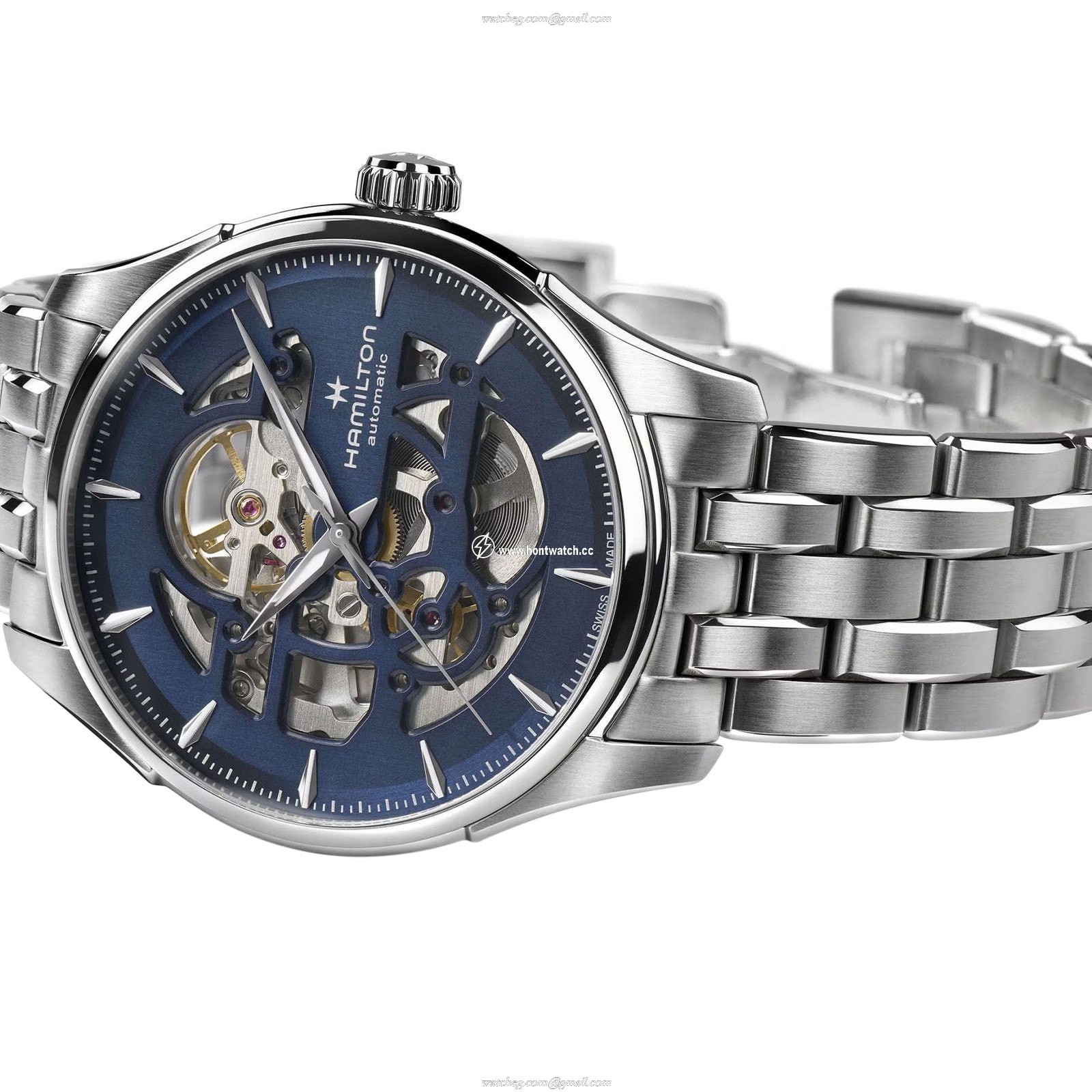 Hamilton Jazzmaster H42535141 Automatic Blue Dial - 40mm Stainless Steel - Image 2