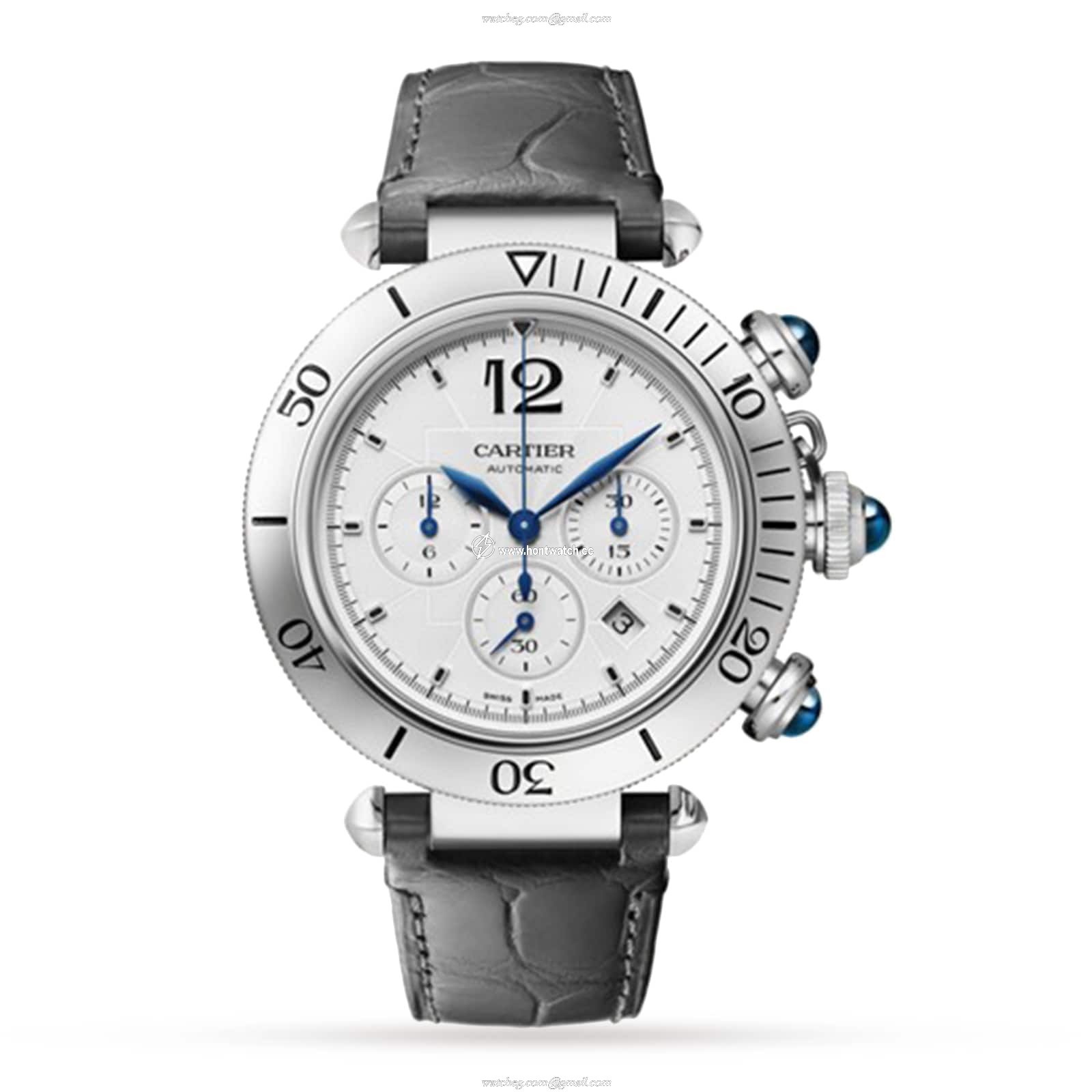 Cartier Pasha de Cartier WSPA0018 - 41mm Steel Automatic Silver Watch - Image 2