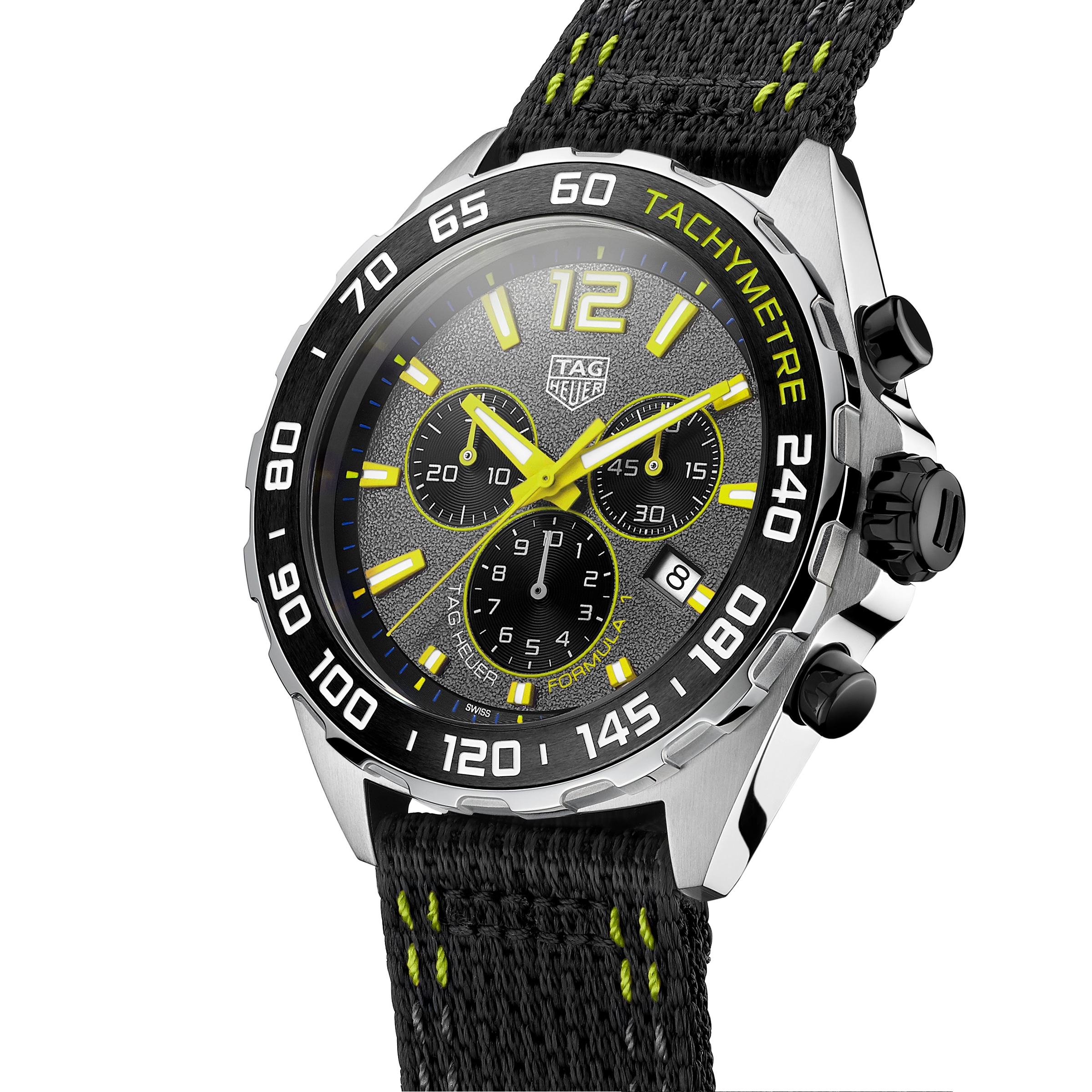 TAG Heuer Formula 1 CAZ101AG Grey Dial 43mm Quartz Watch - Stainless Steel - Image 4
