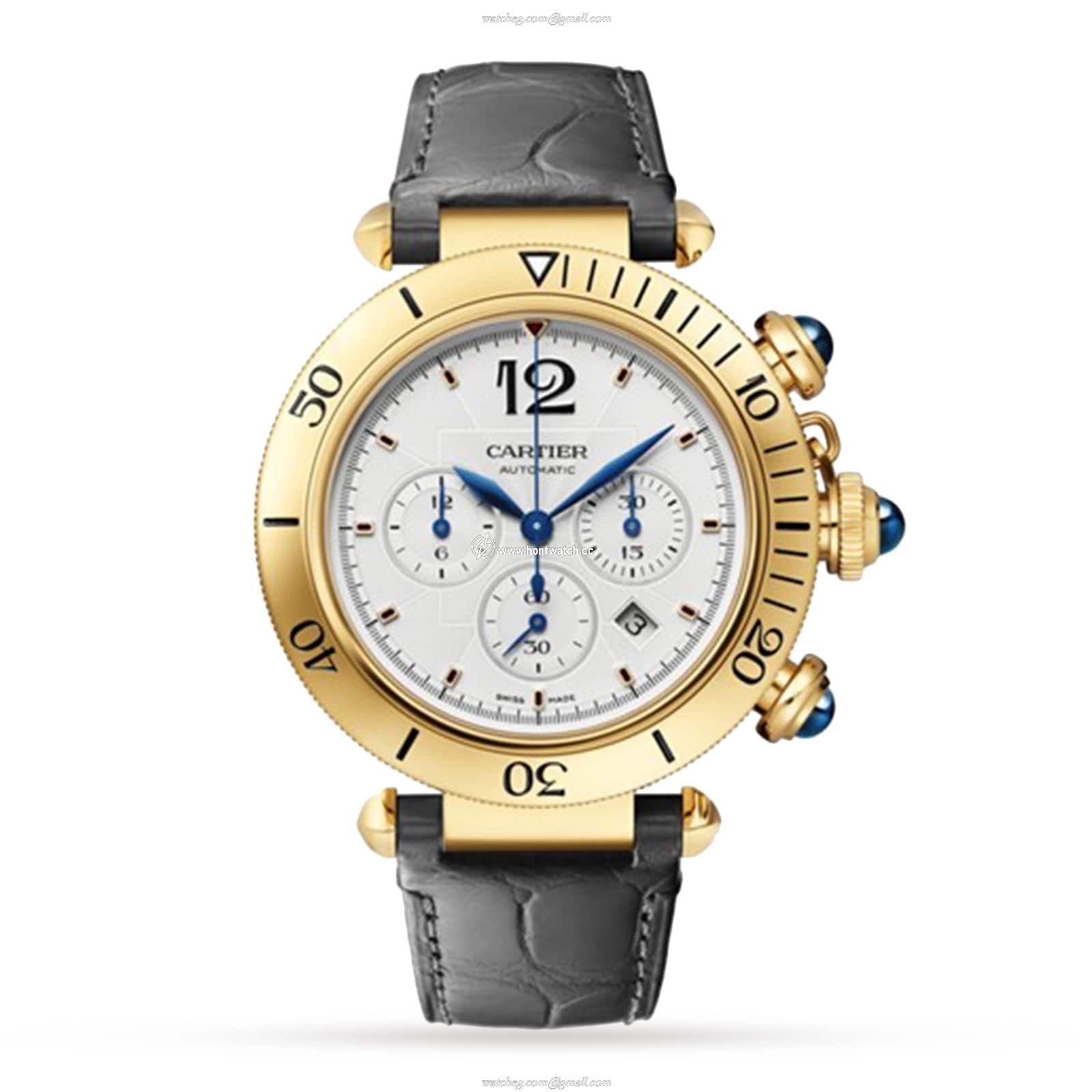 Cartier Pasha de Cartier WGPA0017 - 41mm Yellow Gold Automatic Watch - Image 2