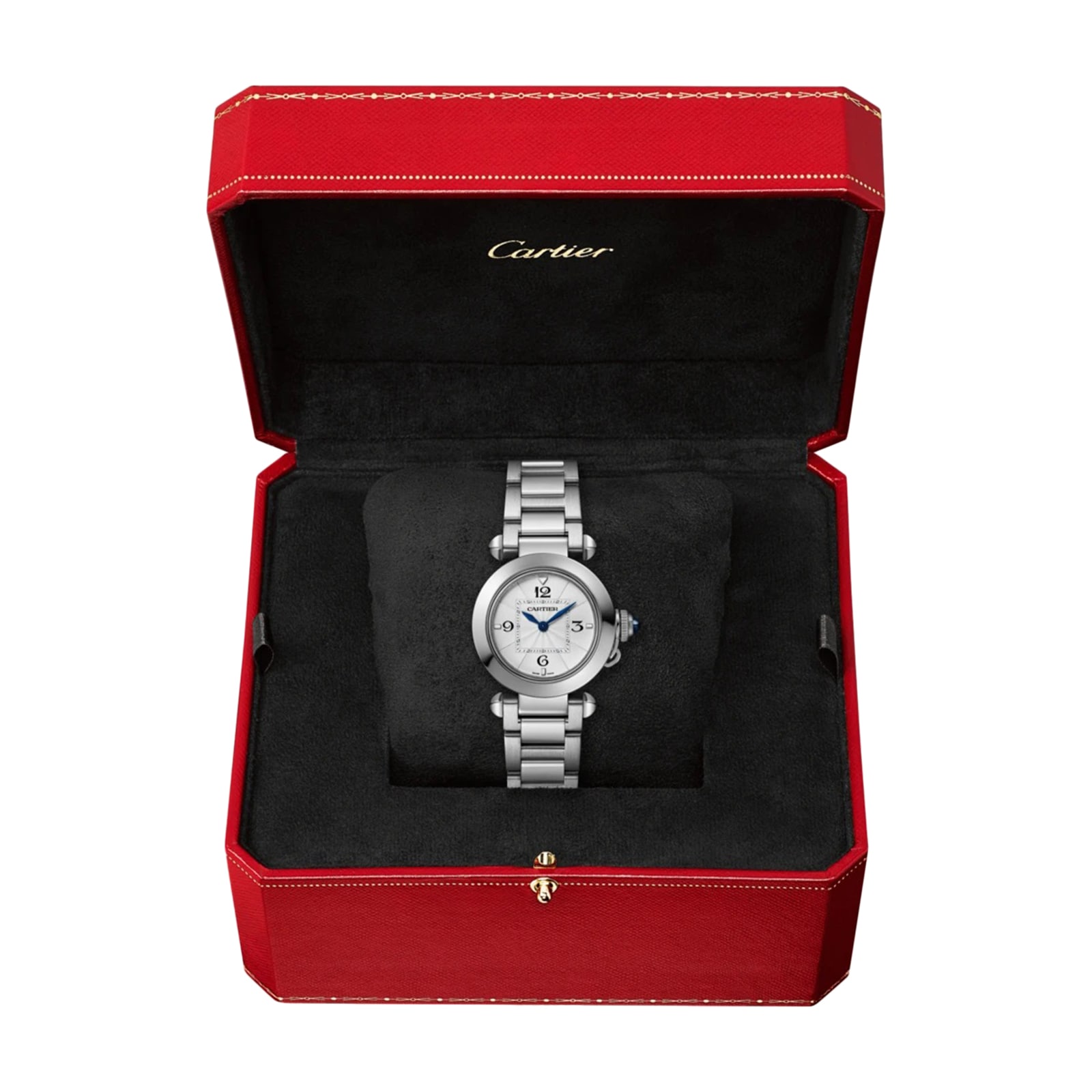 Cartier Pasha de Cartier WSPA0021 | 30mm Steel Silver Dial | Quartz Watch - Image 3