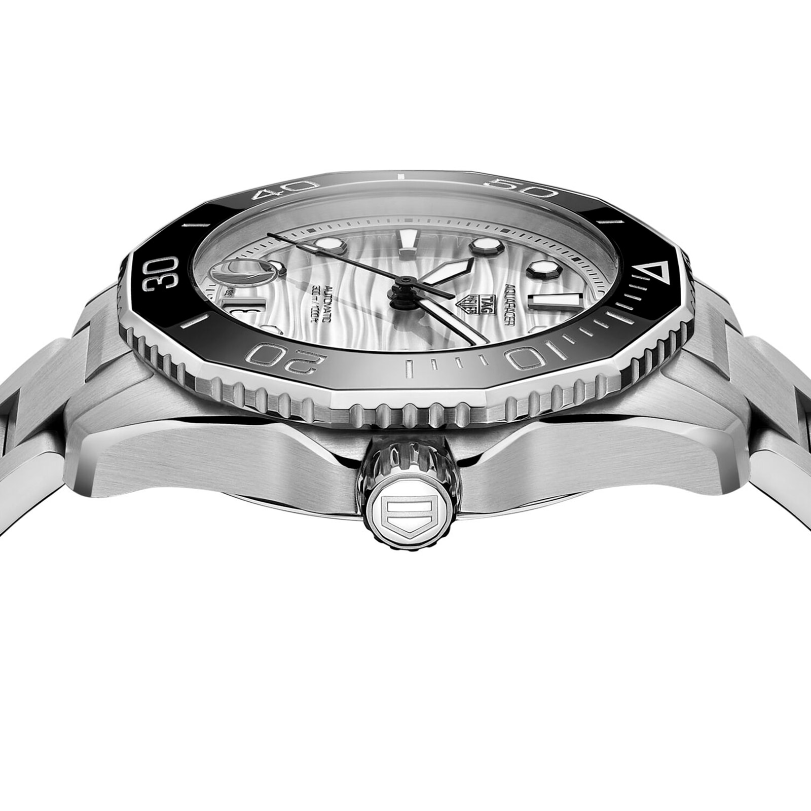 TAG Heuer Aquaracer Automatic Watch - 36mm Stainless Steel White Dial - Image 3