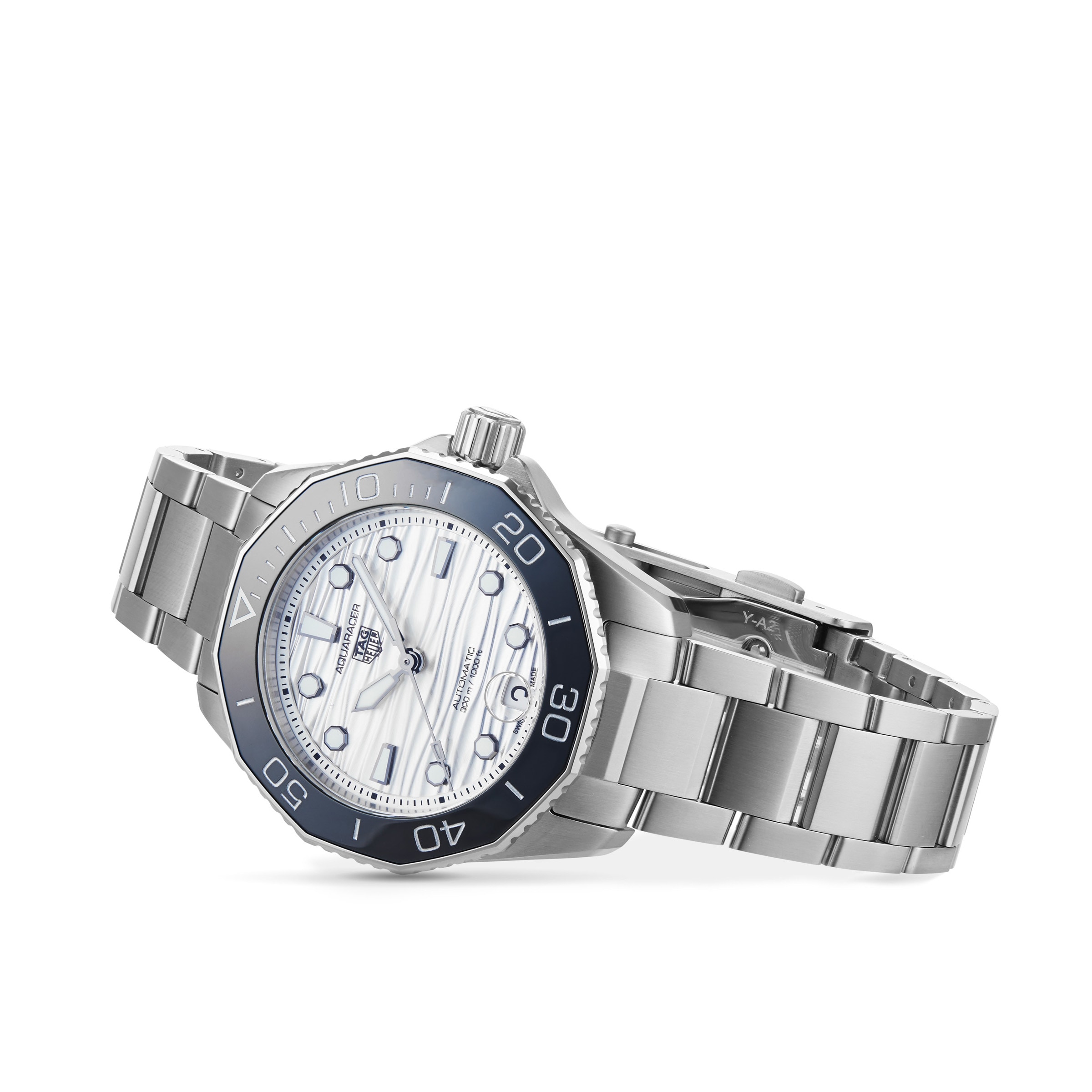 TAG Heuer Aquaracer Automatic Watch - 36mm Stainless Steel White Dial - Image 4