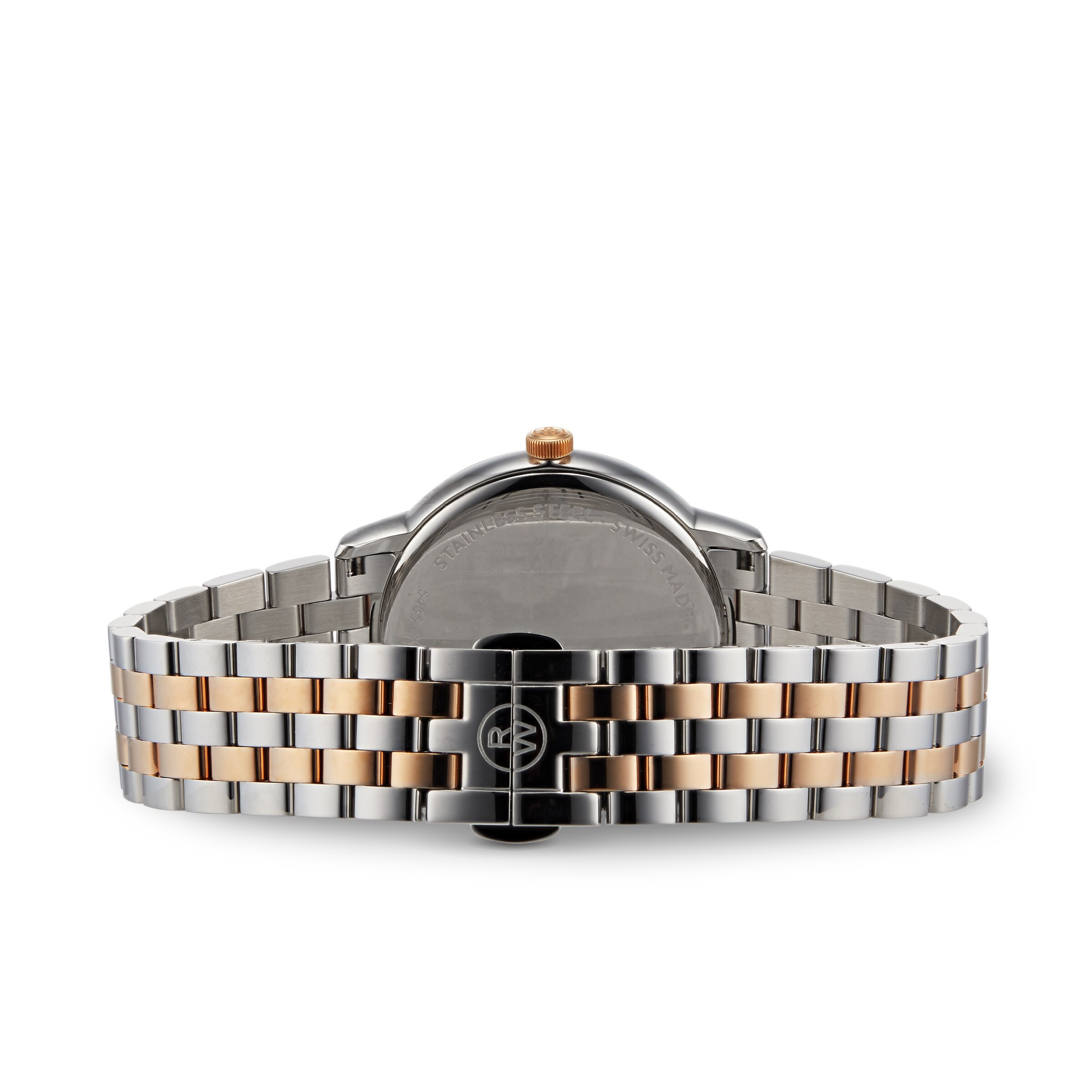 Raymond Weil Toccata Quartz Watch - Black Dial - Stainless Steel & Rose Gold - Image 3