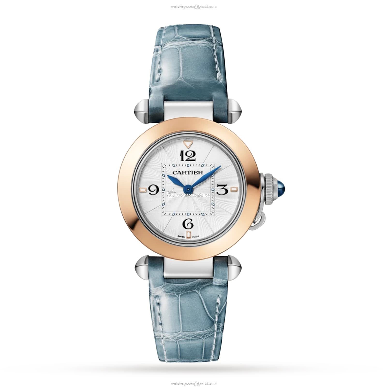 Cartier Pasha de Cartier W2PA0007 | 30mm Steel & Rose Gold Quartz Watch - Image 2