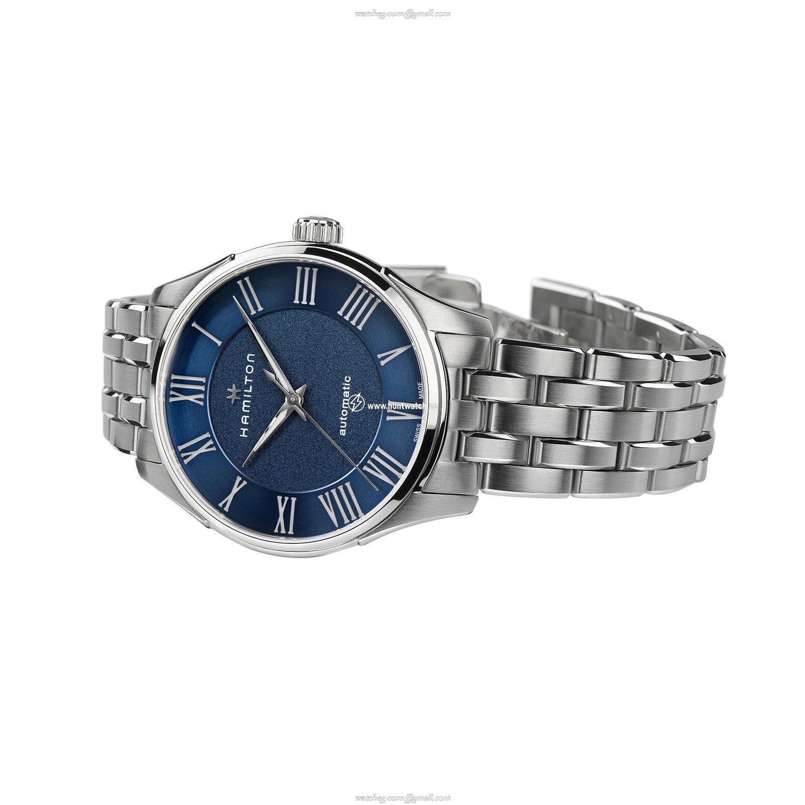 Hamilton Jazzmaster H42535140 Automatic Blue Watch | 40mm Stainless Steel - Image 2