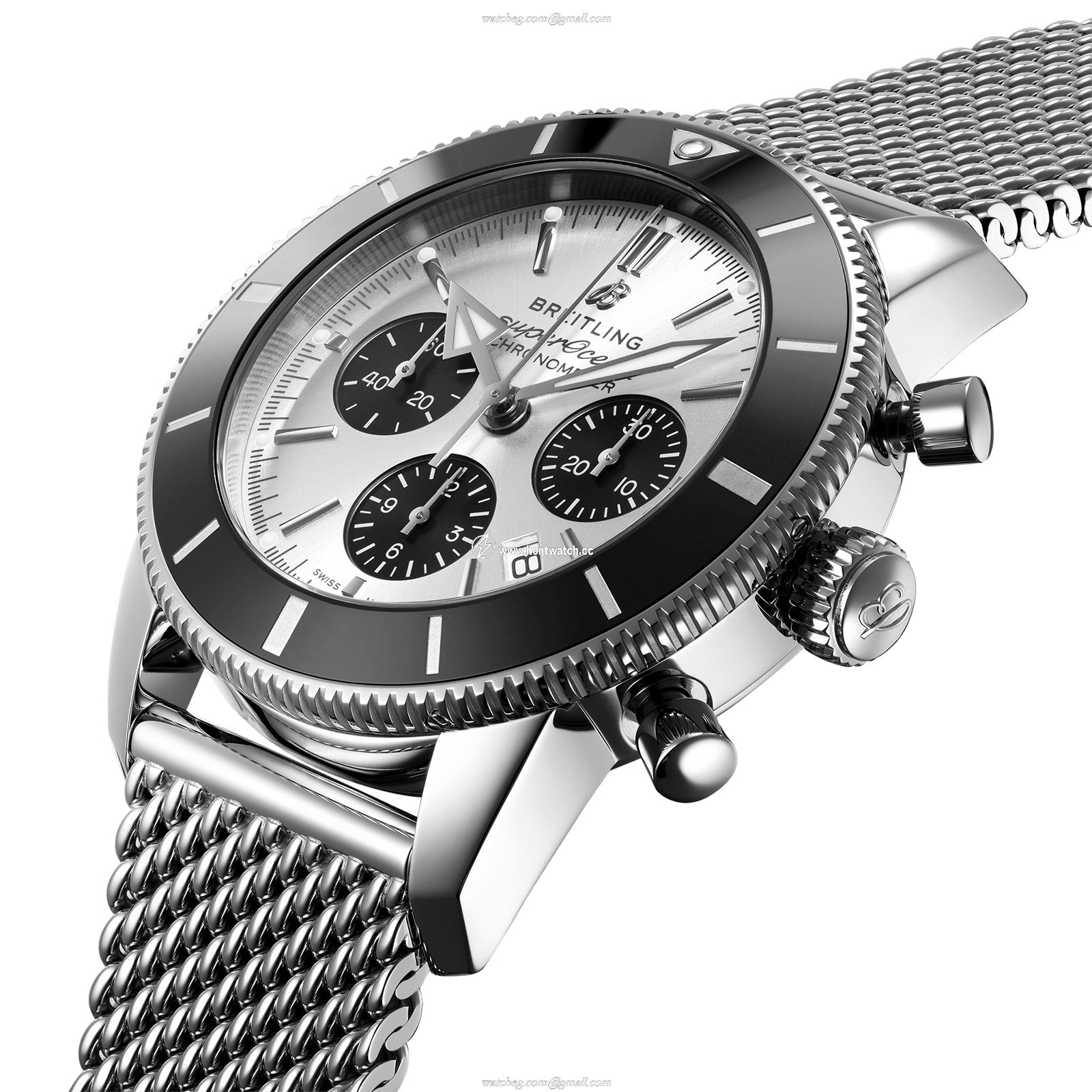 Breitling Superocean Heritage 44mm Automatic Silver Dial - Stainless Steel - Image 2