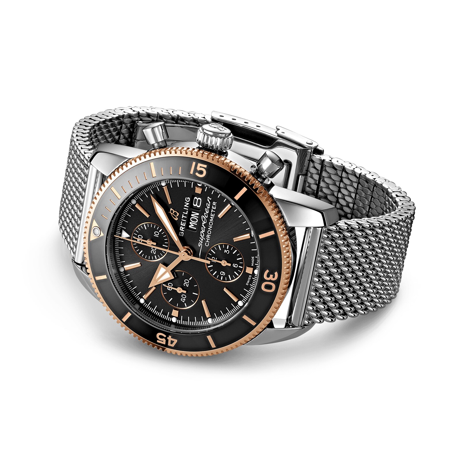 Breitling Superocean Heritage 44mm Automatic Black Dial - Stainless Steel - Image 3