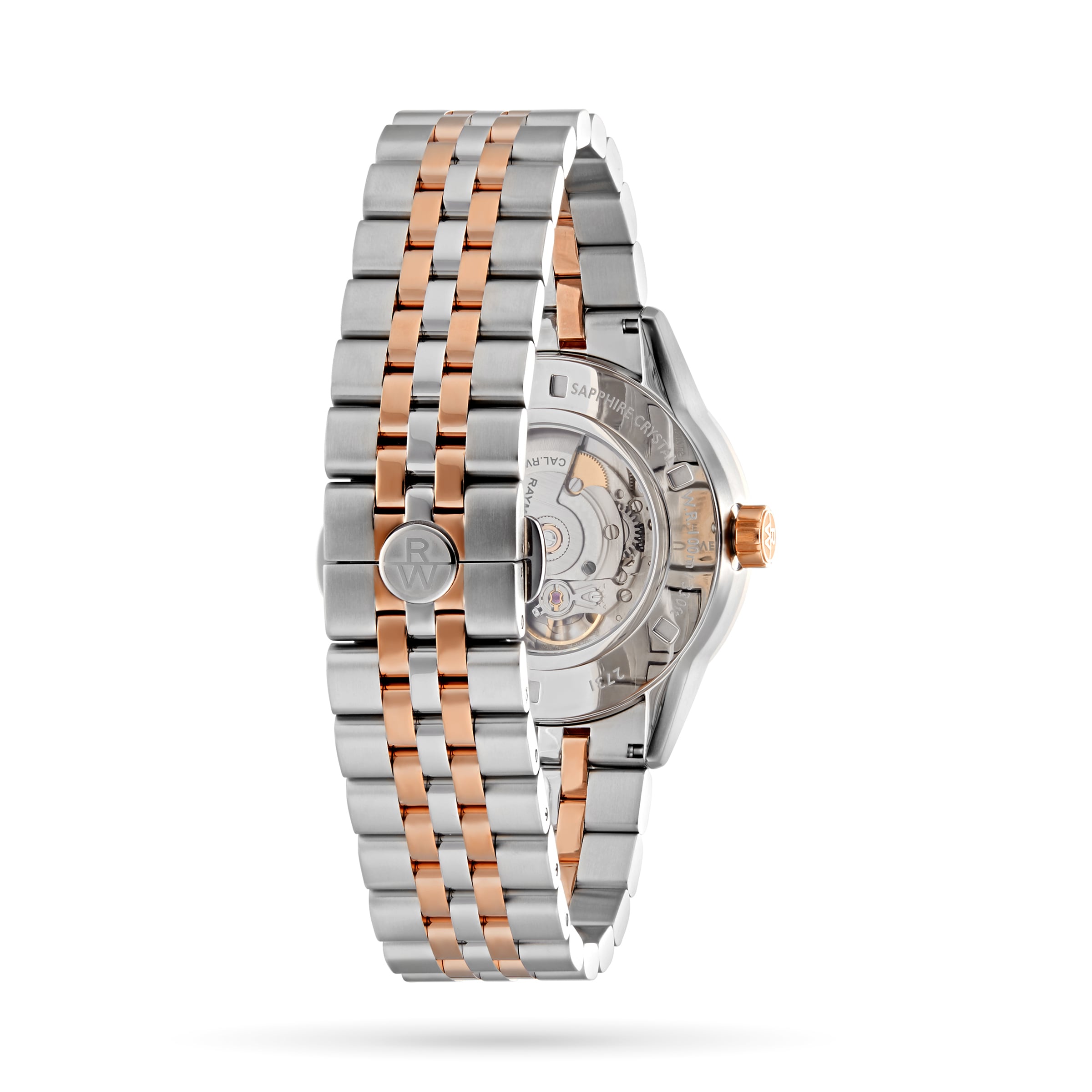 Raymond Weil Freelancer Automatic Watch - 42mm Black Dial - Rose Gold & Steel - Image 3
