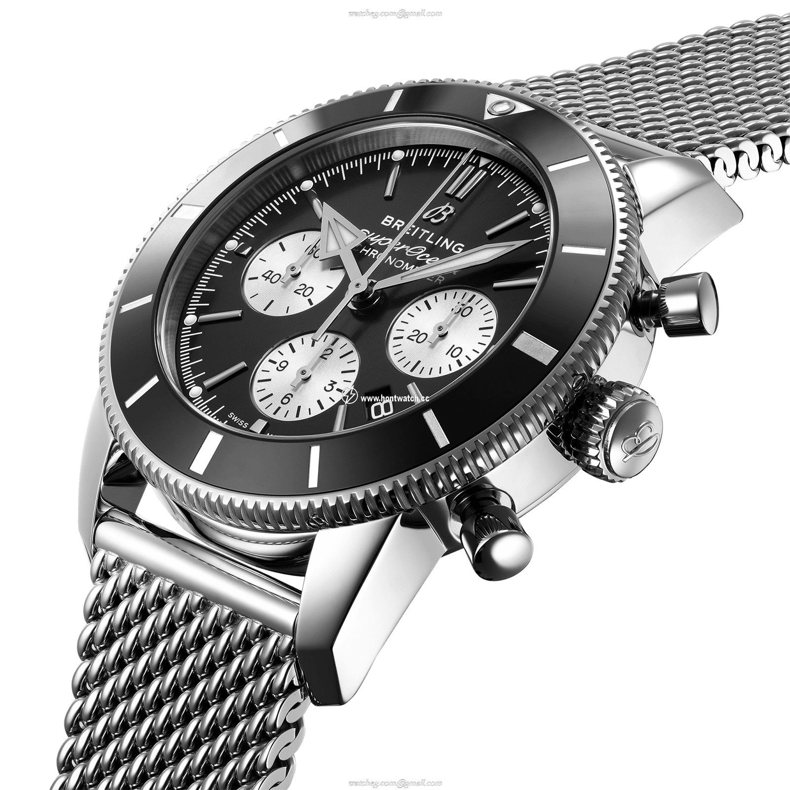 Breitling Superocean Heritage 44mm Automatic Black Dial - Stainless Steel - Image 2