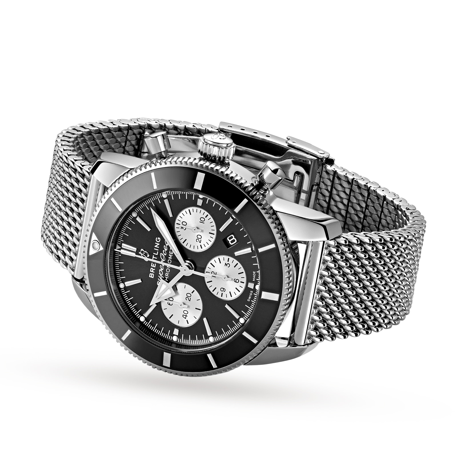 Breitling Superocean Heritage 44mm Automatic Black Dial - Stainless Steel - Image 3