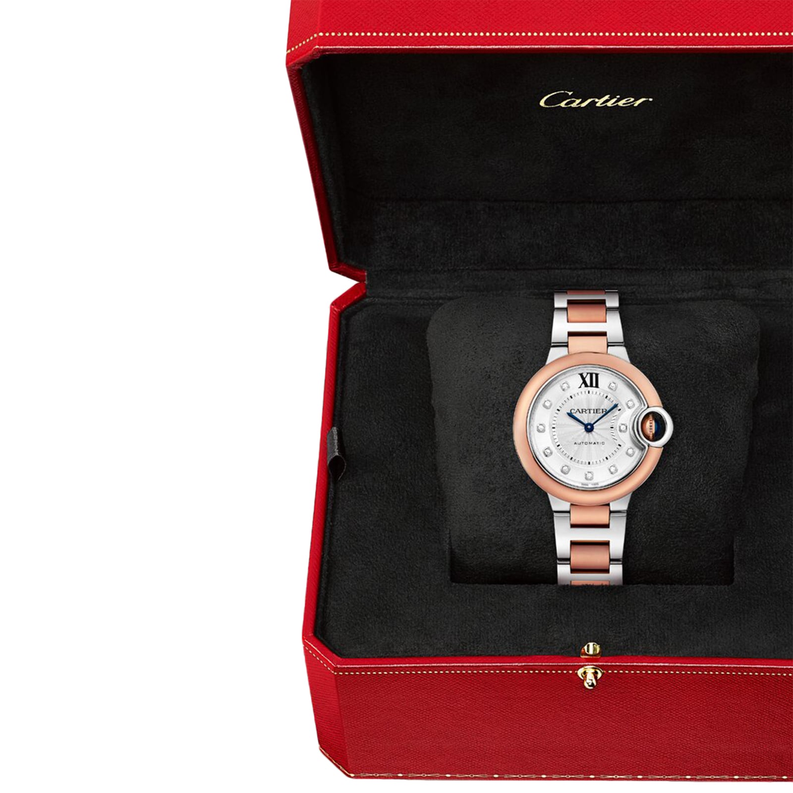 Cartier Ballon Bleu de Cartier W3BB0021 | 33mm Steel & Rose Gold Automatic - Image 4