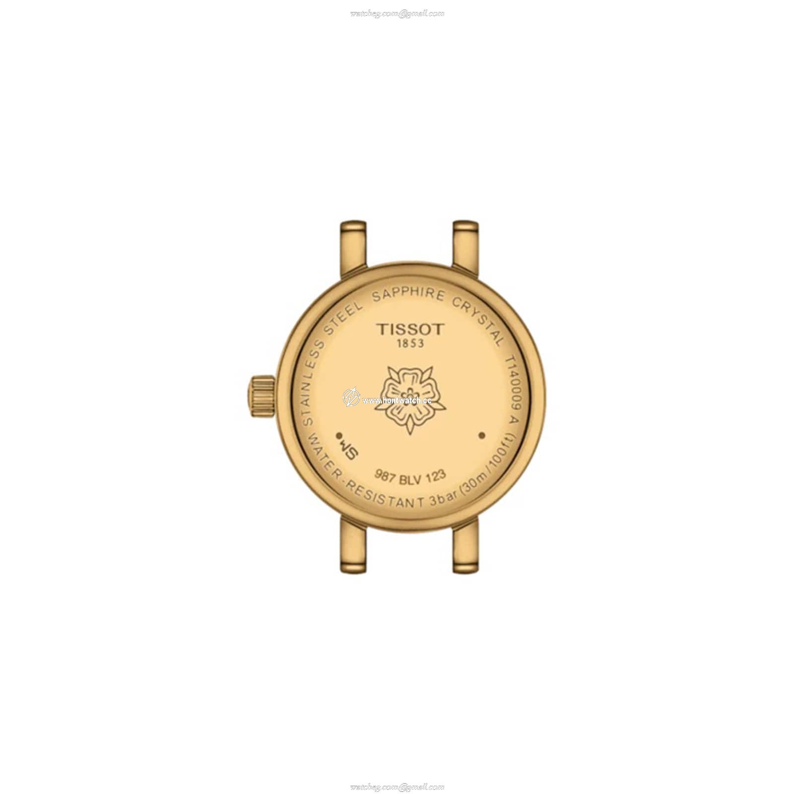 Tissot T-Lady Quartz Watch - Green Dial - Stainless Steel & Gold PVD - Image 2
