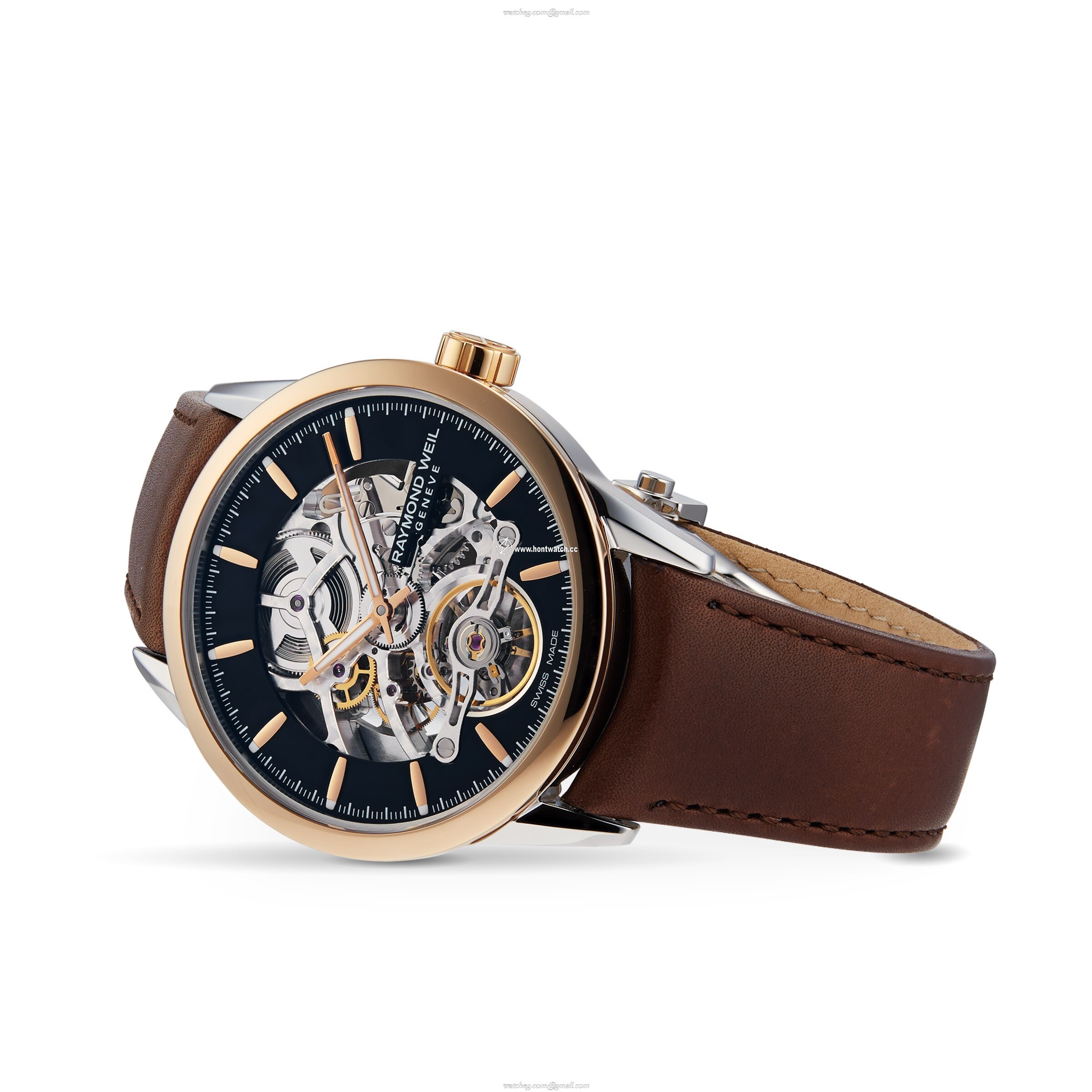 Raymond Weil Freelancer 2785-SC5-20001 | Automatic Skeleton Watch - 42mm - Image 2