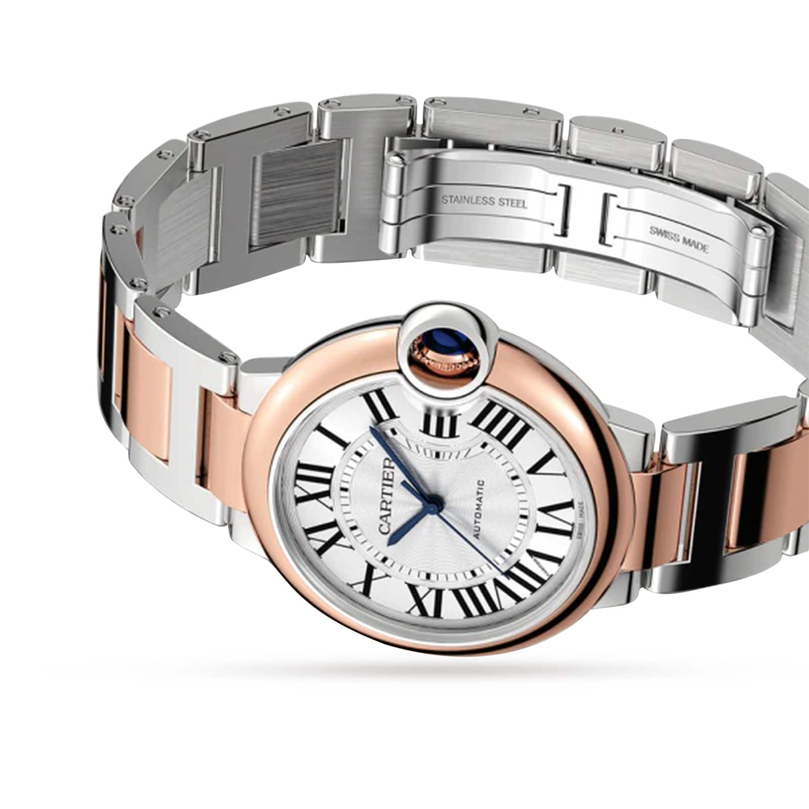 Cartier Ballon Bleu de Cartier W2BB0033 | 36mm Steel & Rose Gold Automatic - Image 4