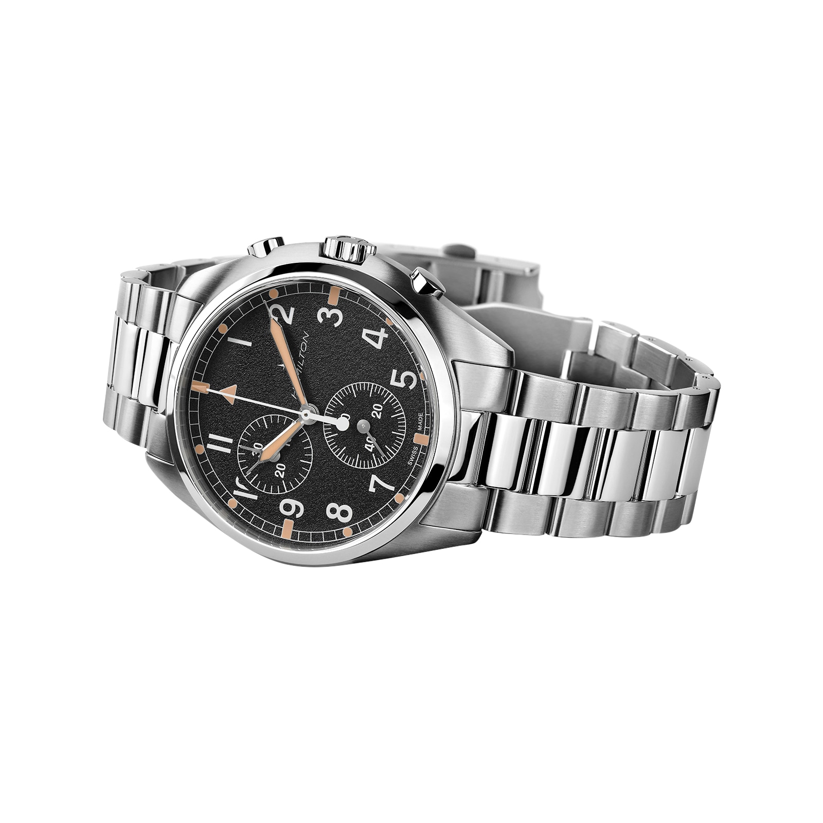 Hamilton Khaki Aviation H76522131 | 41mm Black Dial | Quartz | Stainless Steel - Image 3