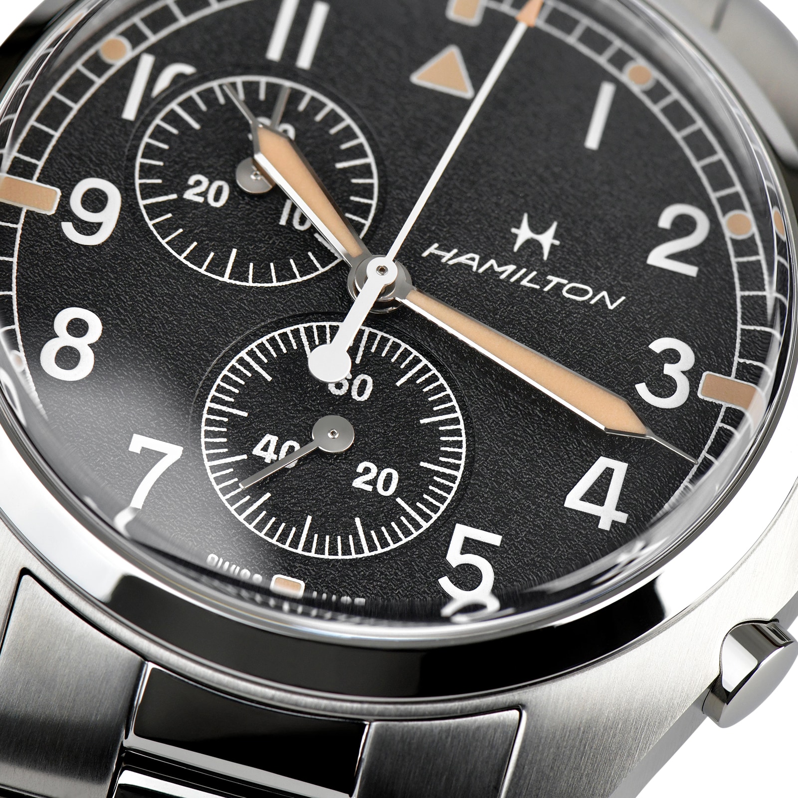 Hamilton Khaki Aviation H76522131 | 41mm Black Dial | Quartz | Stainless Steel - Image 4