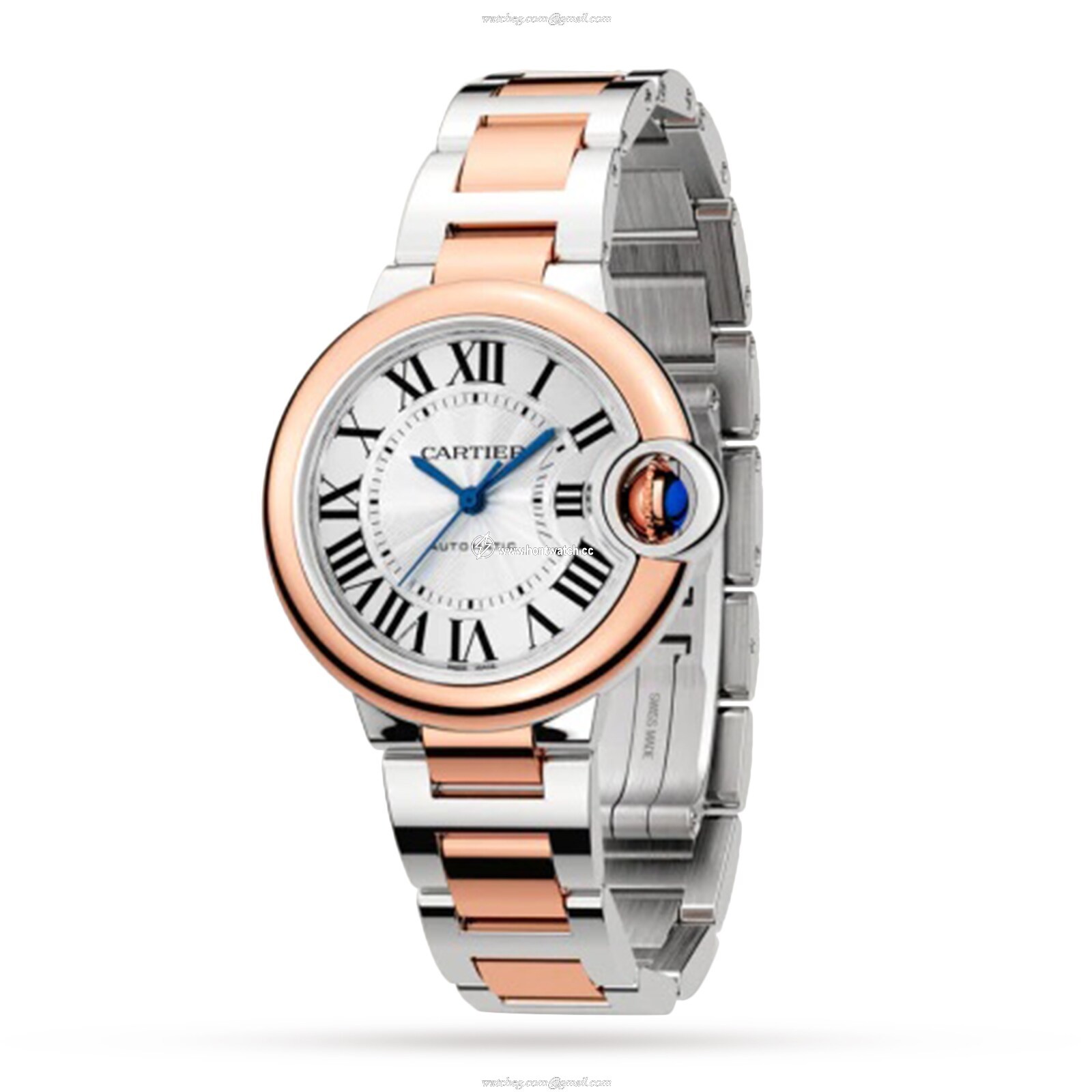 Cartier Ballon Bleu de Cartier W2BB0032 | 33mm Steel & Rose Gold Automatic - Image 2