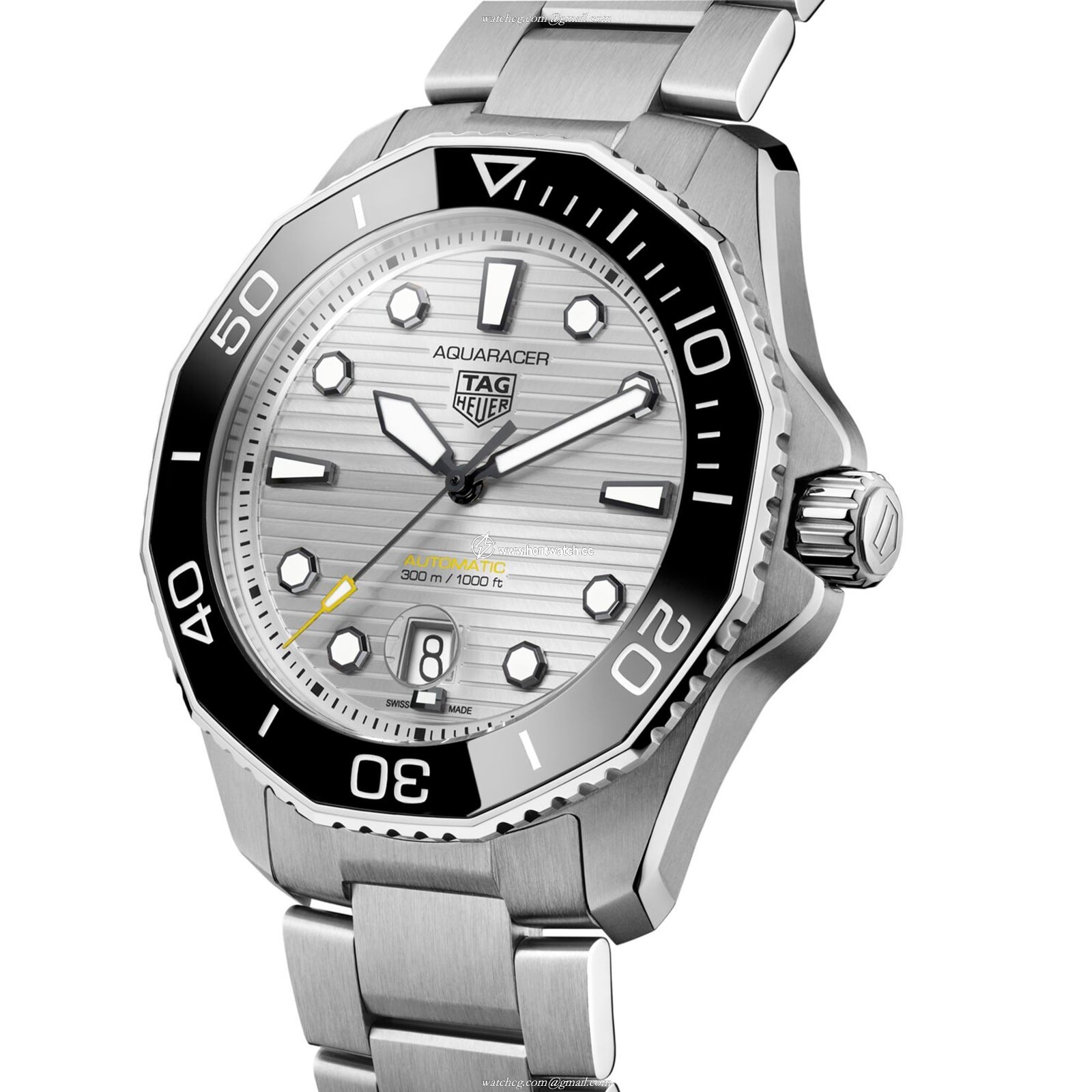 TAG Heuer Aquaracer WBP201C.BA0632 | 43mm Automatic Silver Watch - Image 2