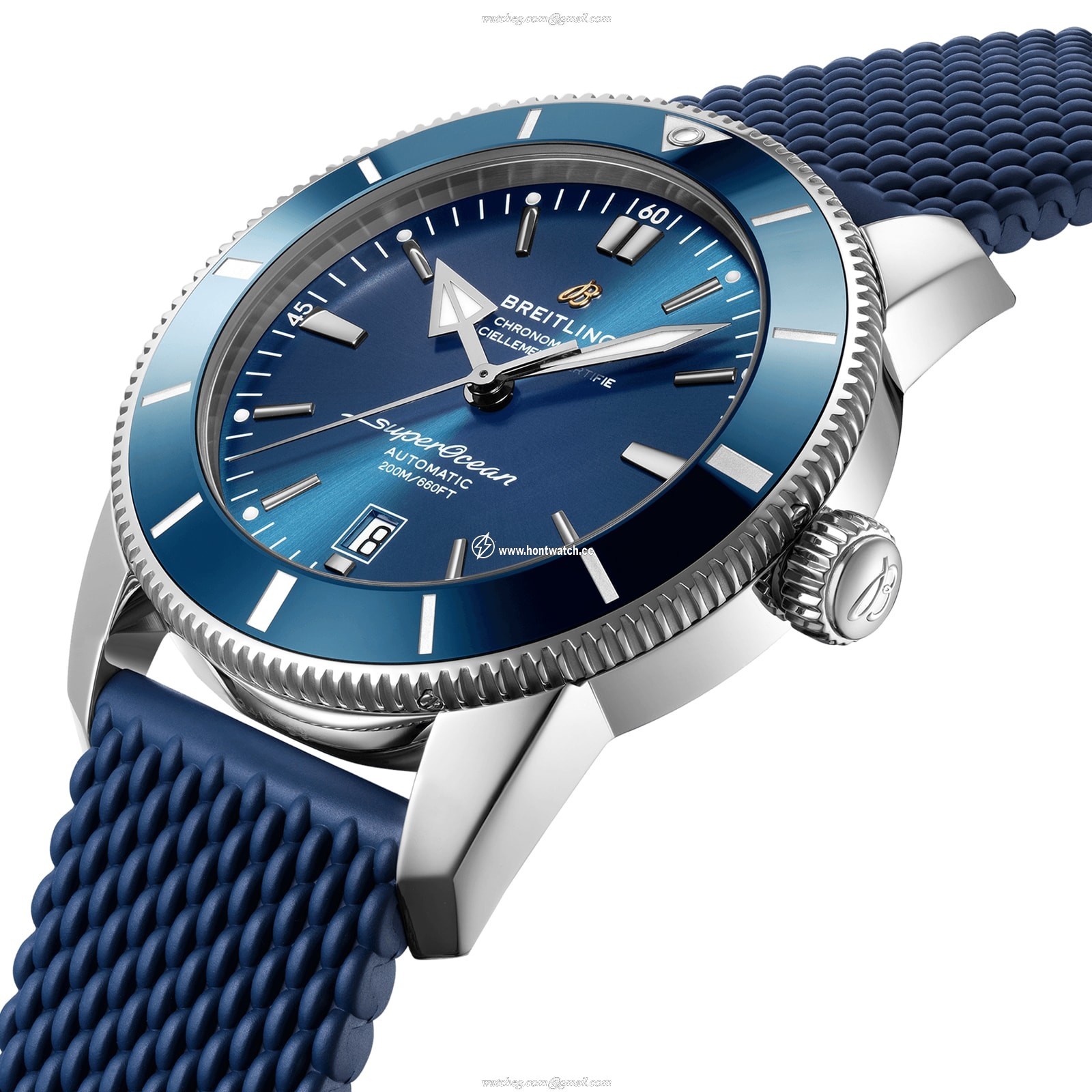 Breitling Superocean Heritage 46mm Blue Automatic Watch | Stainless Steel - Image 2