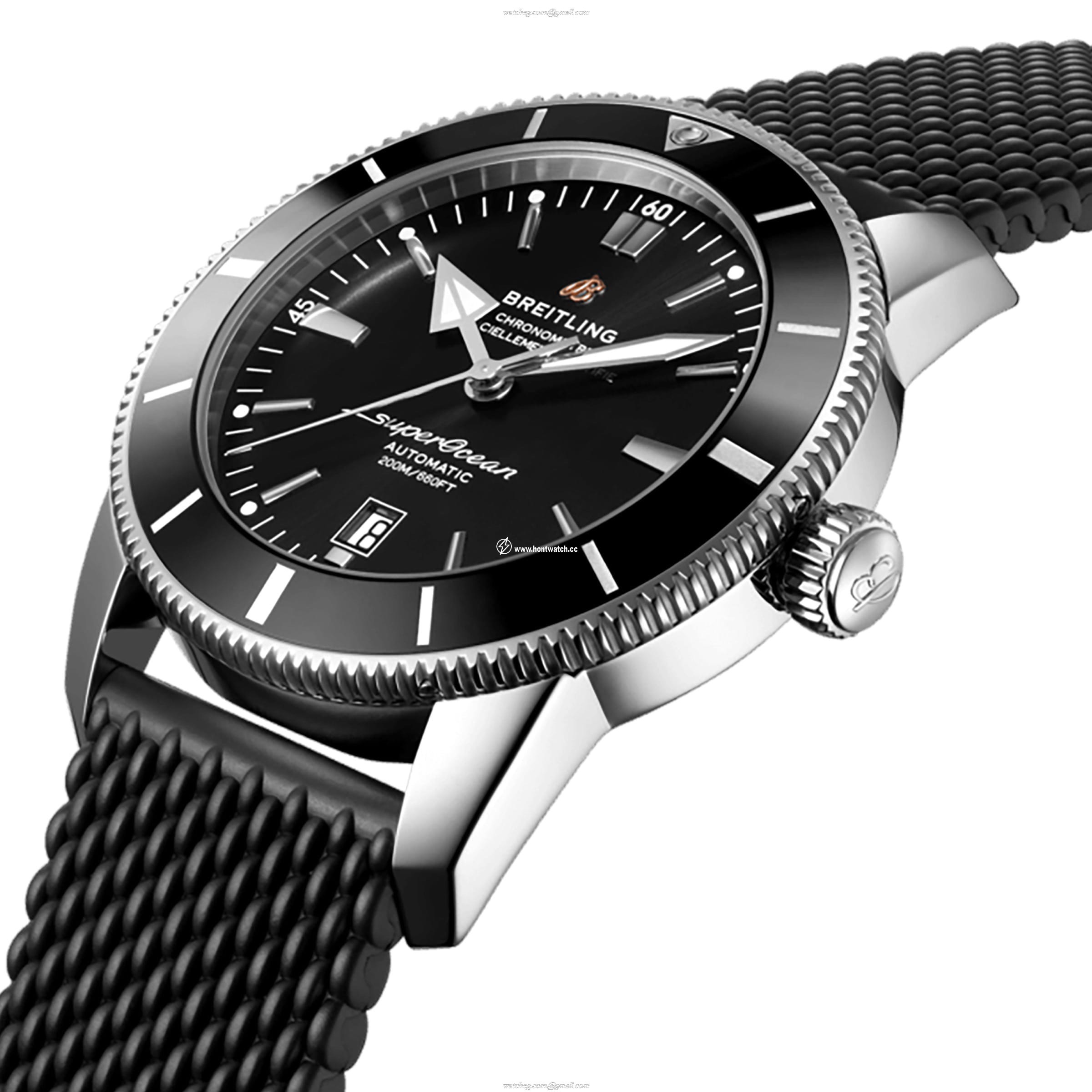 Breitling Superocean Heritage 46mm Automatic Black Dial - Stainless Steel - Image 2