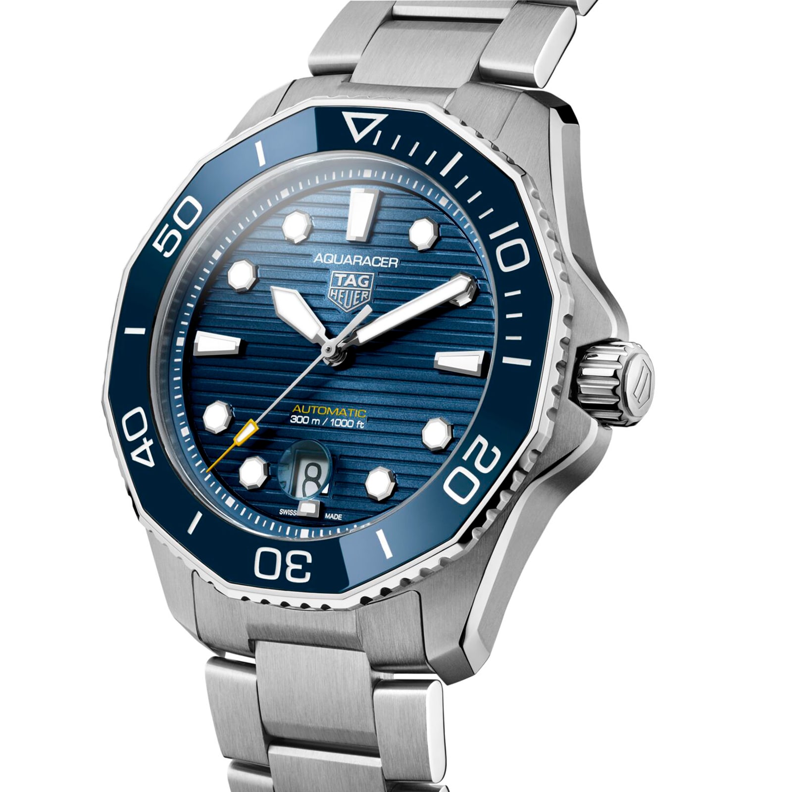 TAG Heuer Aquaracer Automatic Blue Dial 43mm Stainless Steel Watch - Image 3