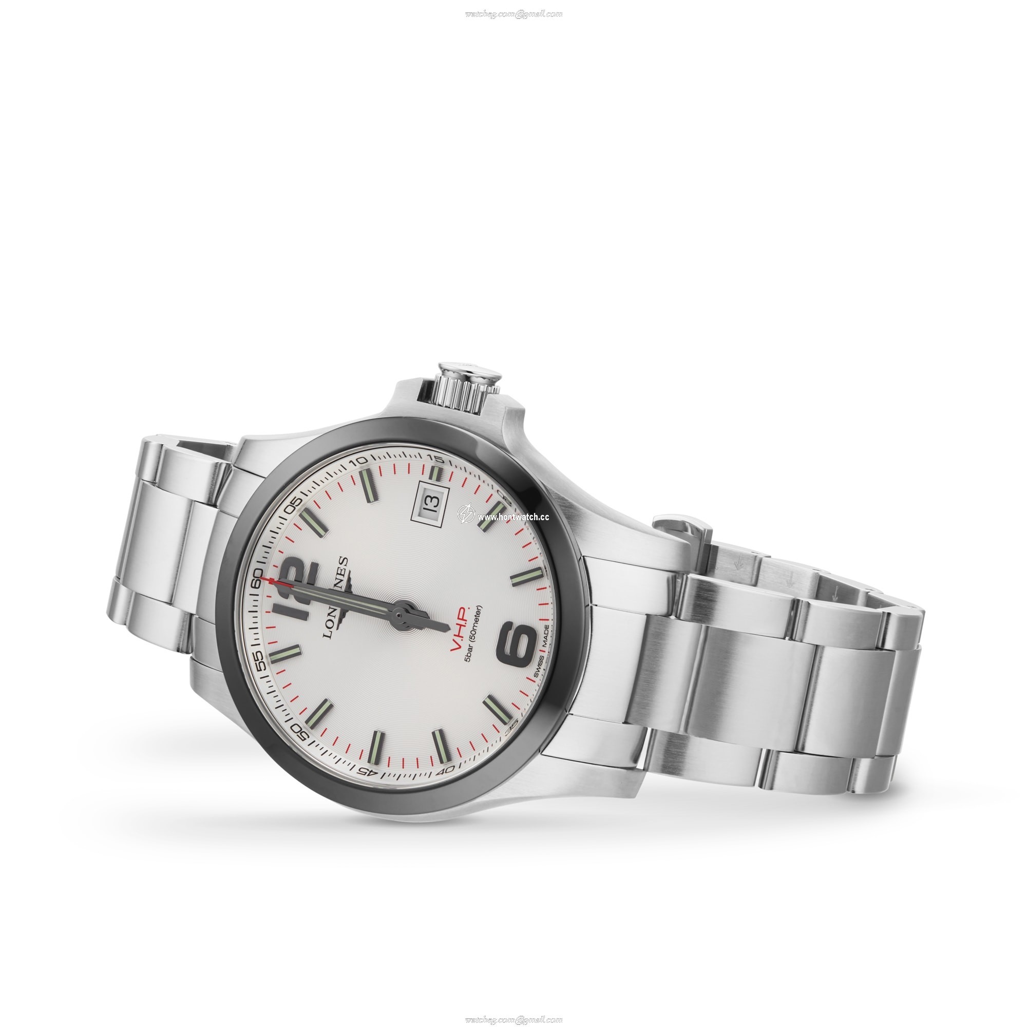 Longines Conquest L37194766 Silver Dial | 41mm Steel & Ceramic | Quartz - Image 2