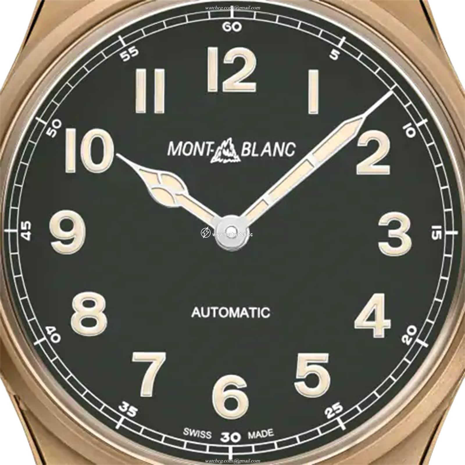 Montblanc 118222 Bronze Automatic Green Replica Watch - 40mm - Image 2