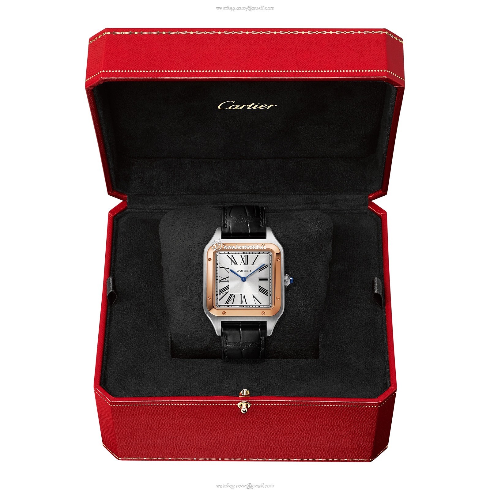 Cartier Santos-Dumont W2SA0017 | Steel & Rose Gold | 34mm Manual Winding - Image 2