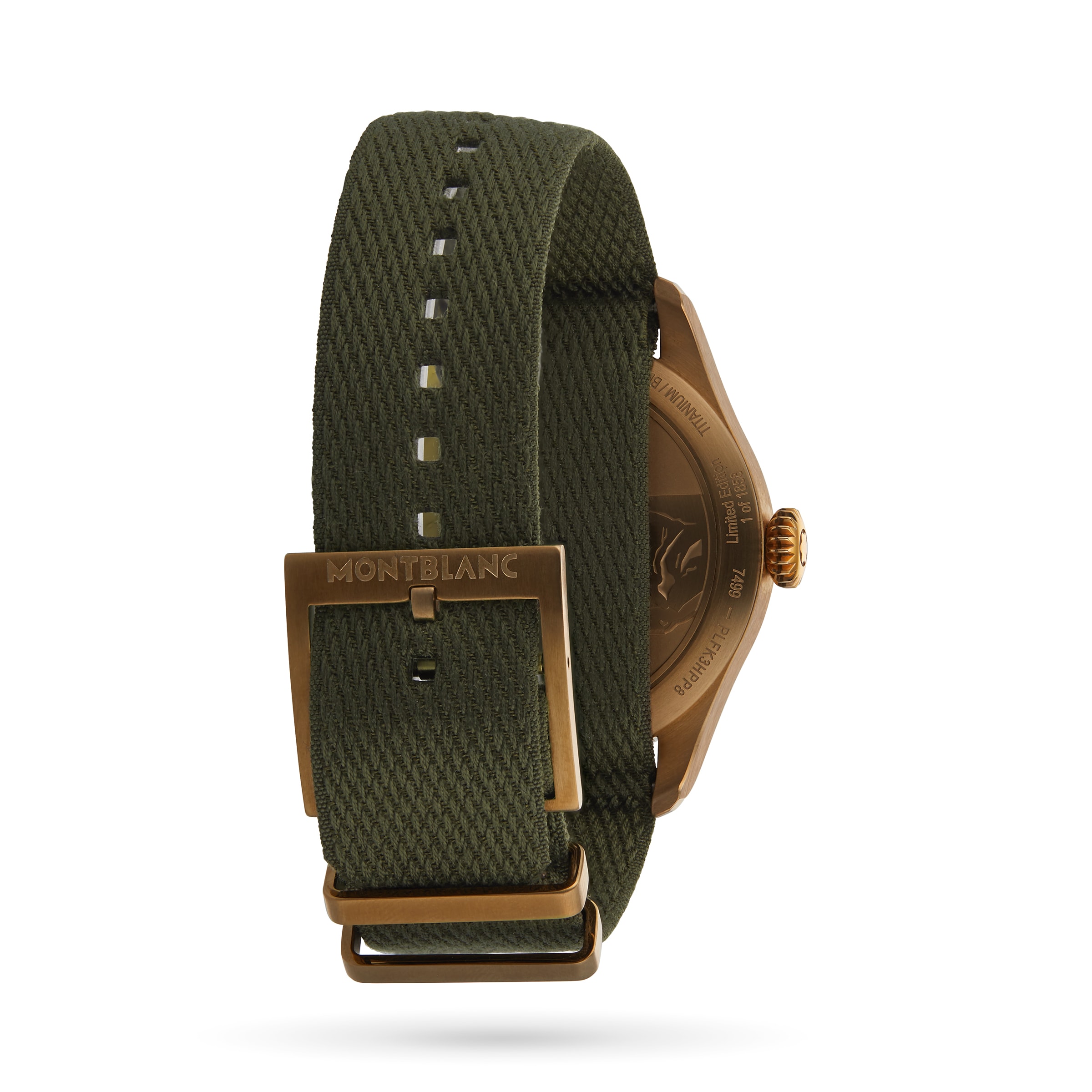 Montblanc 118222 Bronze Automatic Green Replica Watch - 40mm - Image 4
