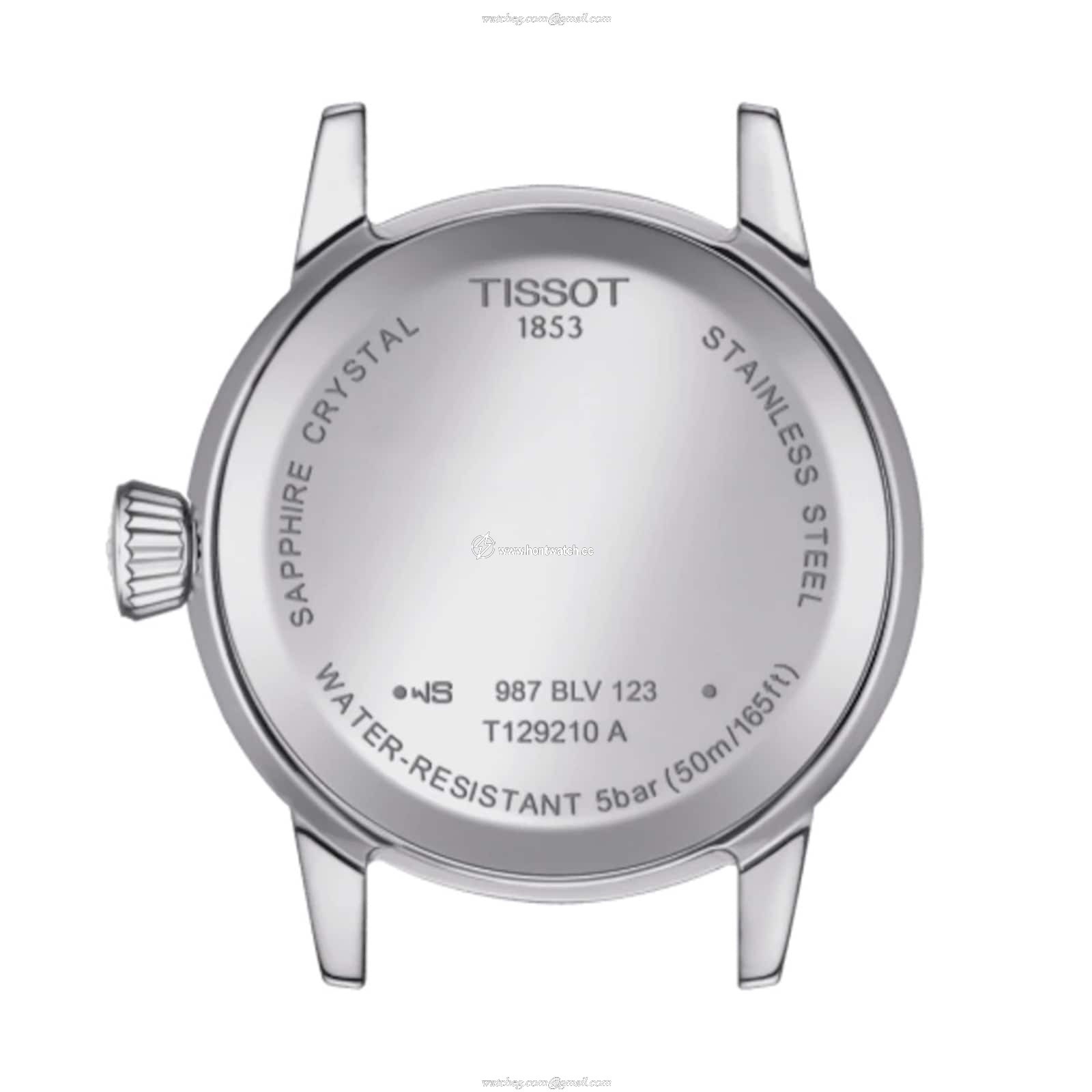 Tissot T-Classic Ladies Silver Dial Quartz Watch - 28mm Stainless Steel - Image 2